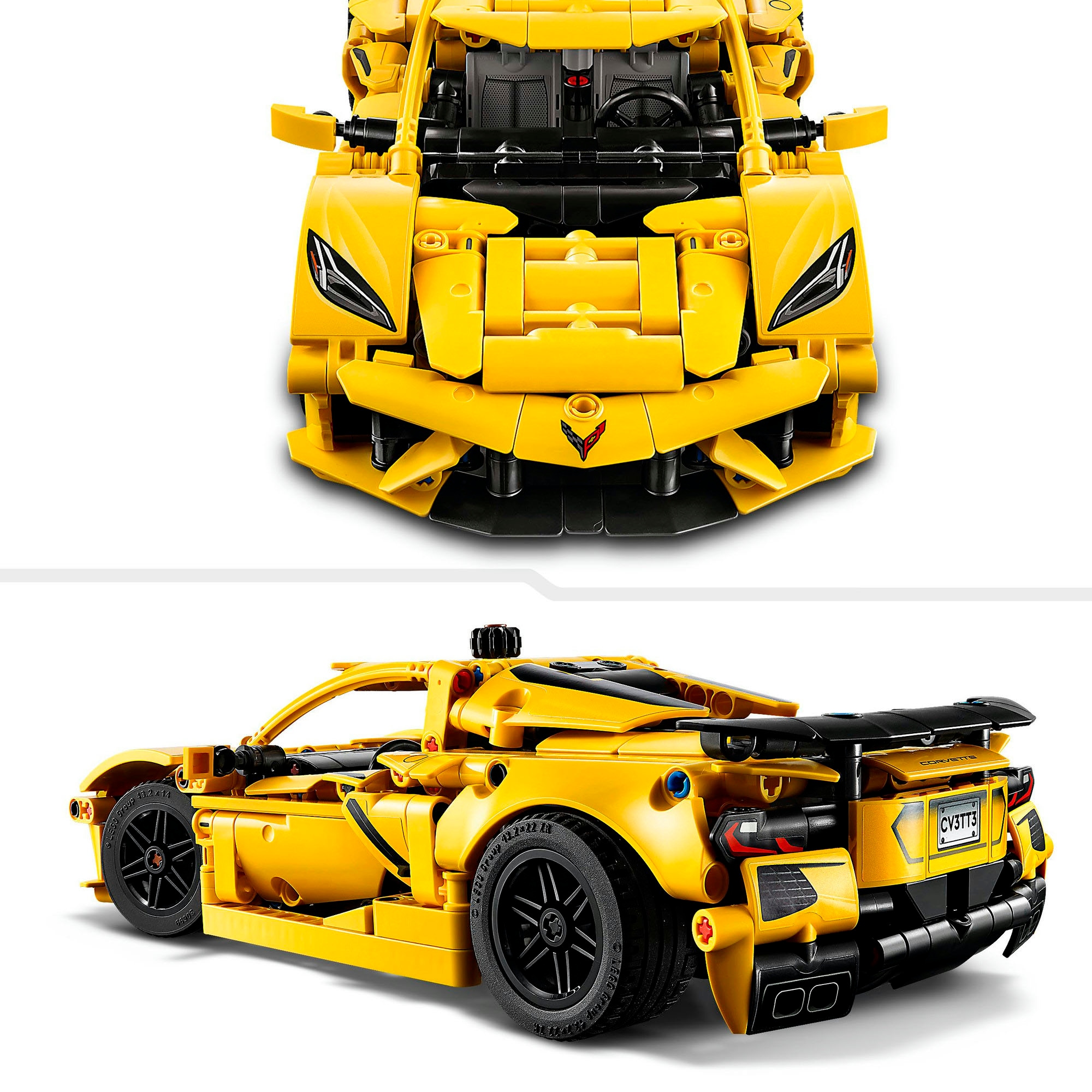 LEGO® Konstruktionsspielsteine »Chevrolet Corvette Stingray (42205), LEGO® Technic«, (732 St.), Made in Europe
