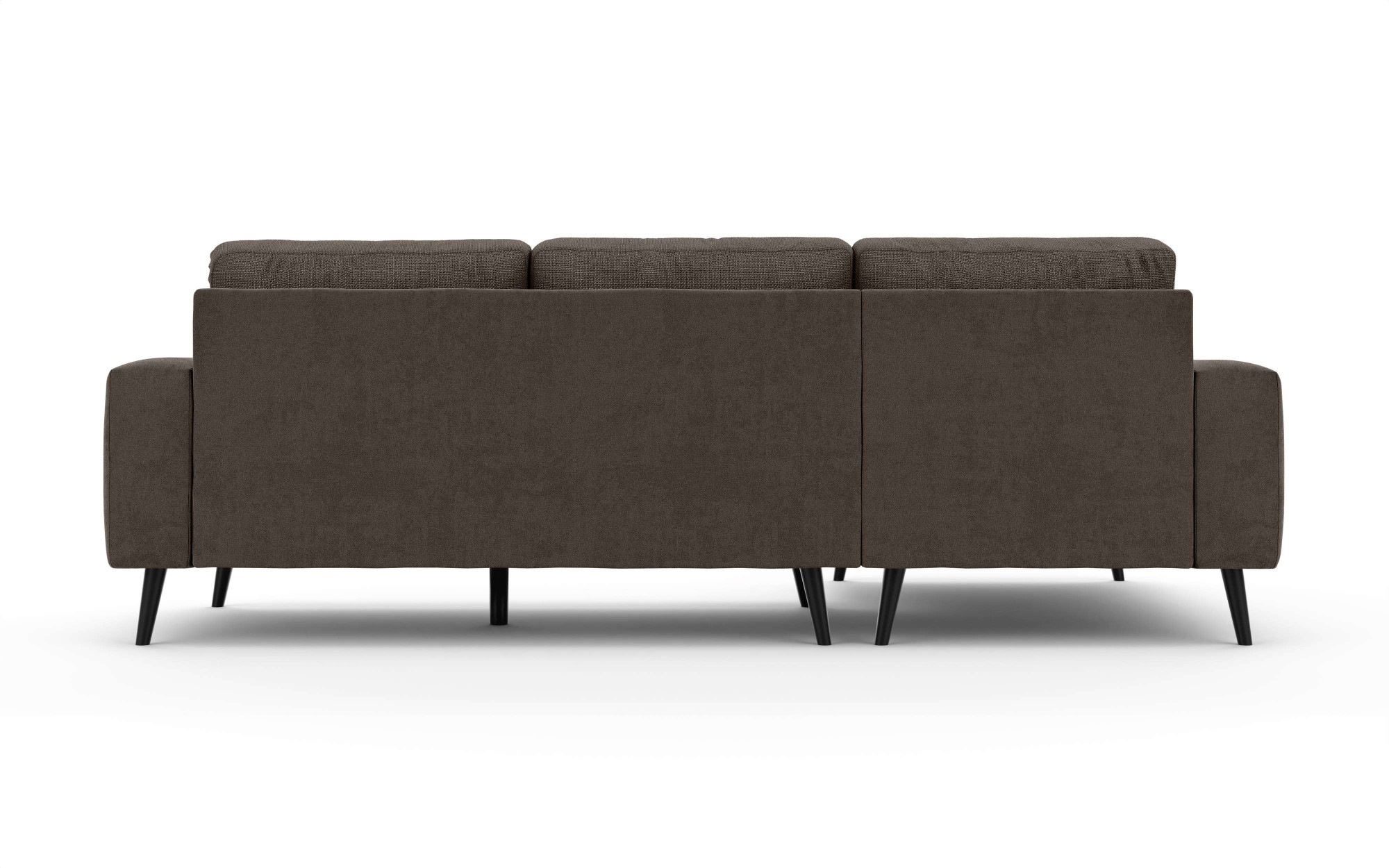 INOSIGN Ecksofa »SERINE mit Recamiere rechts/links bestellbar, Maße B/H/T 253/91/161 cm«, L-Form mit Wellenunterfederung, 3 Rückenkissen, ohne Bettfunktion
