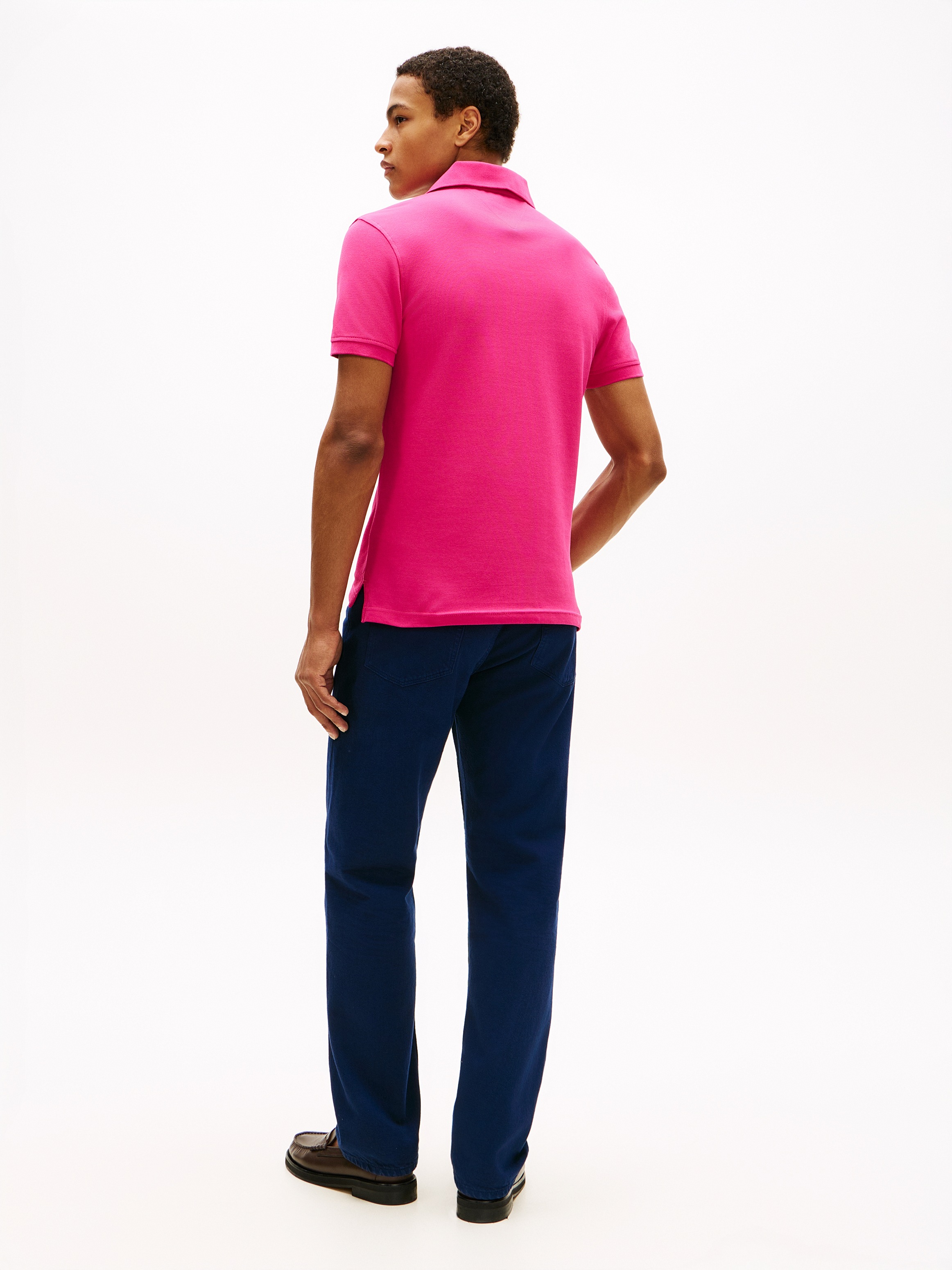 Tommy Hilfiger Poloshirt »1985 SLIM POLO« Markenstickerei, aus Baumwoll-Piqué