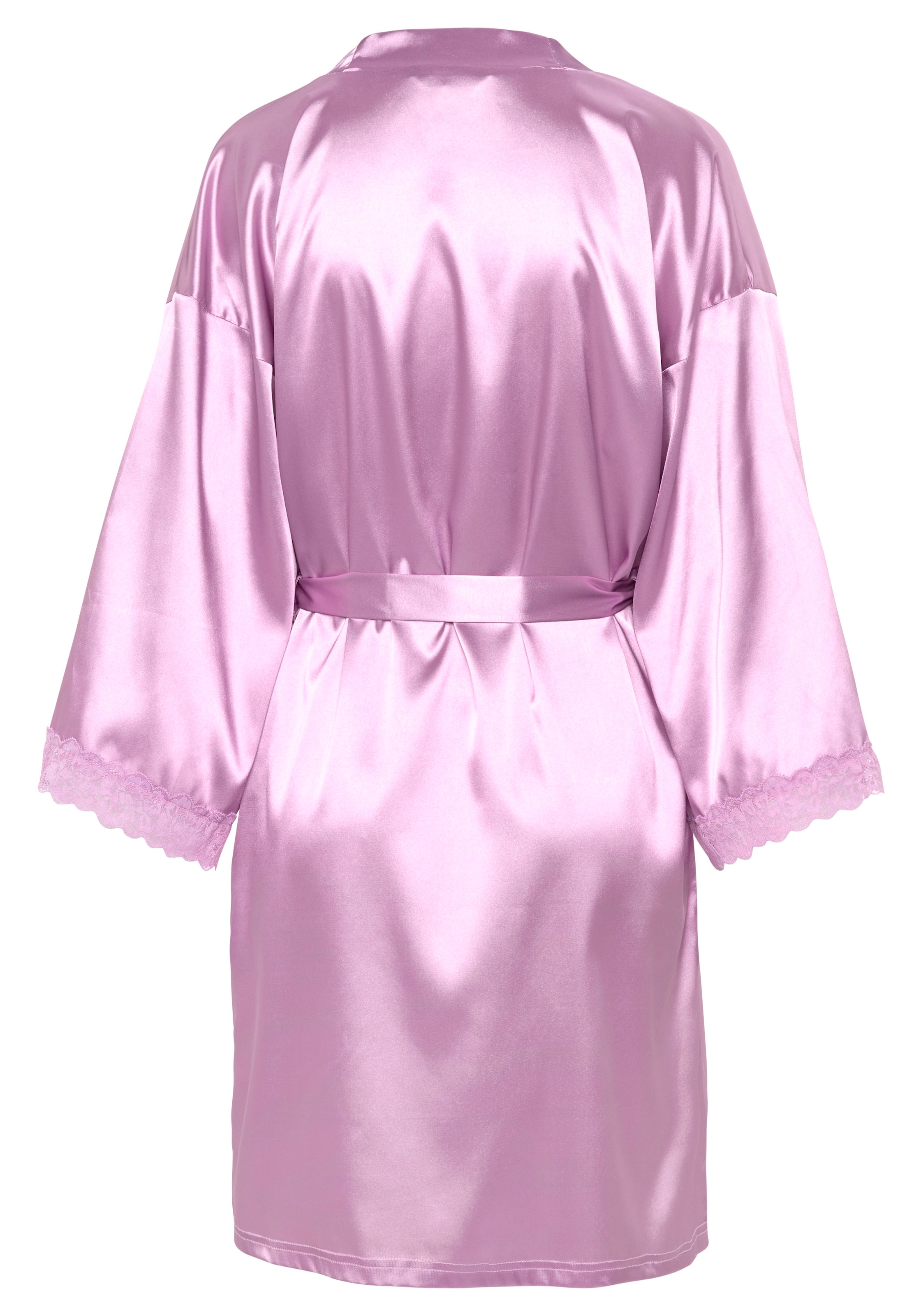 Vivance Dreams Kimono, mit Spitzeneinsätzen