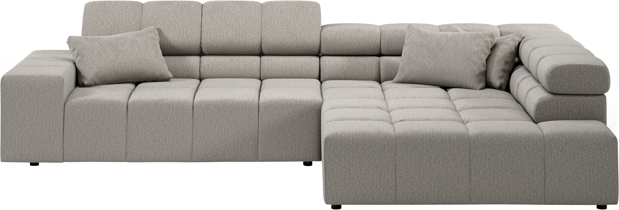 INOSIGN Ecksofa »Ancona incl. Kopfteilverstellung, OTTOs Choice, Breite 319cm, L-Form«, wahlweise motorische Sitztiefenverstellung, auch in Cord + Easy Care