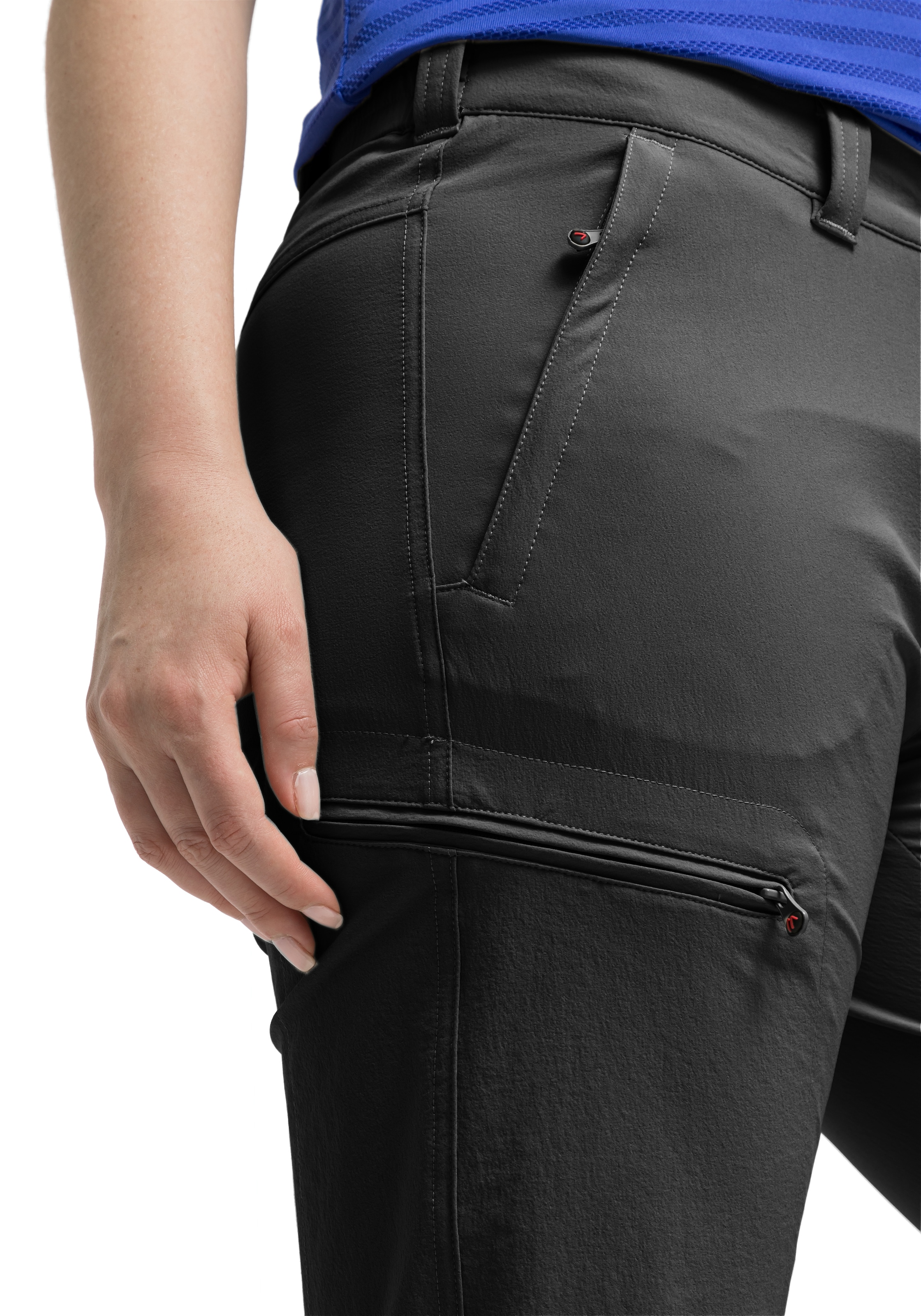 Maier Sports Funktionshose »Arolla«, Damen Wanderhose, zipp-off Outdoor-Hose, 3 Taschen, Regular Fit