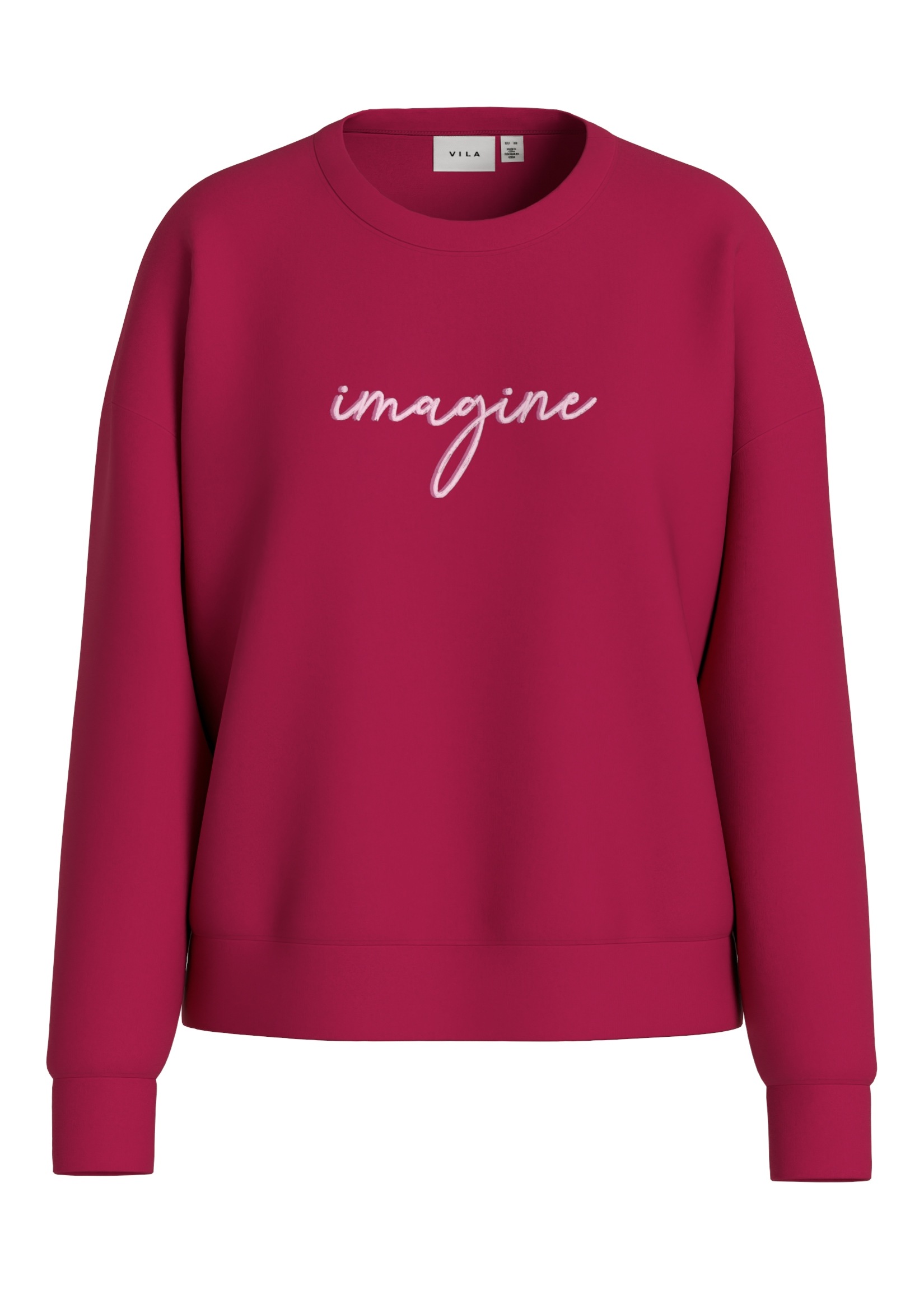Vila Sweater »VISIFFI IMAGINE O-NECK L/S TOP/PB«
