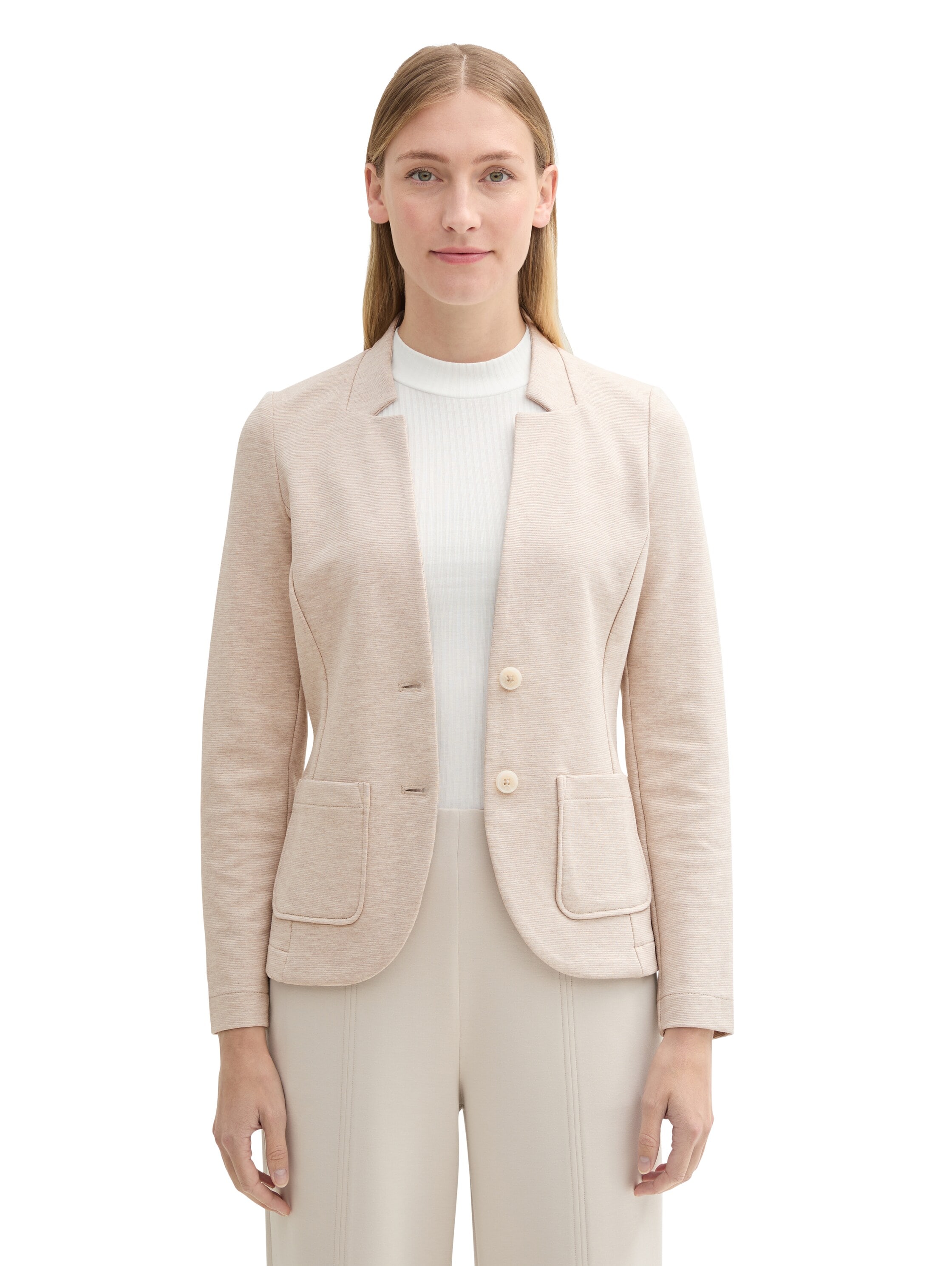 TOM TAILOR Sweatblazer »Ottoman«, mit aufgesetzten Taschen und Struktur