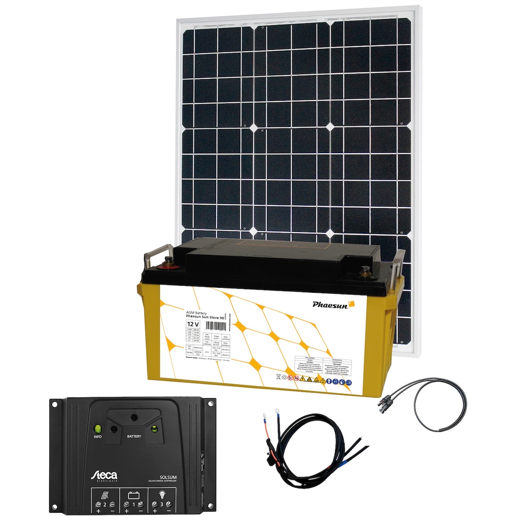 Phaesun Solarmodul »Energy Generation Kit Solar Rise«, (Set)