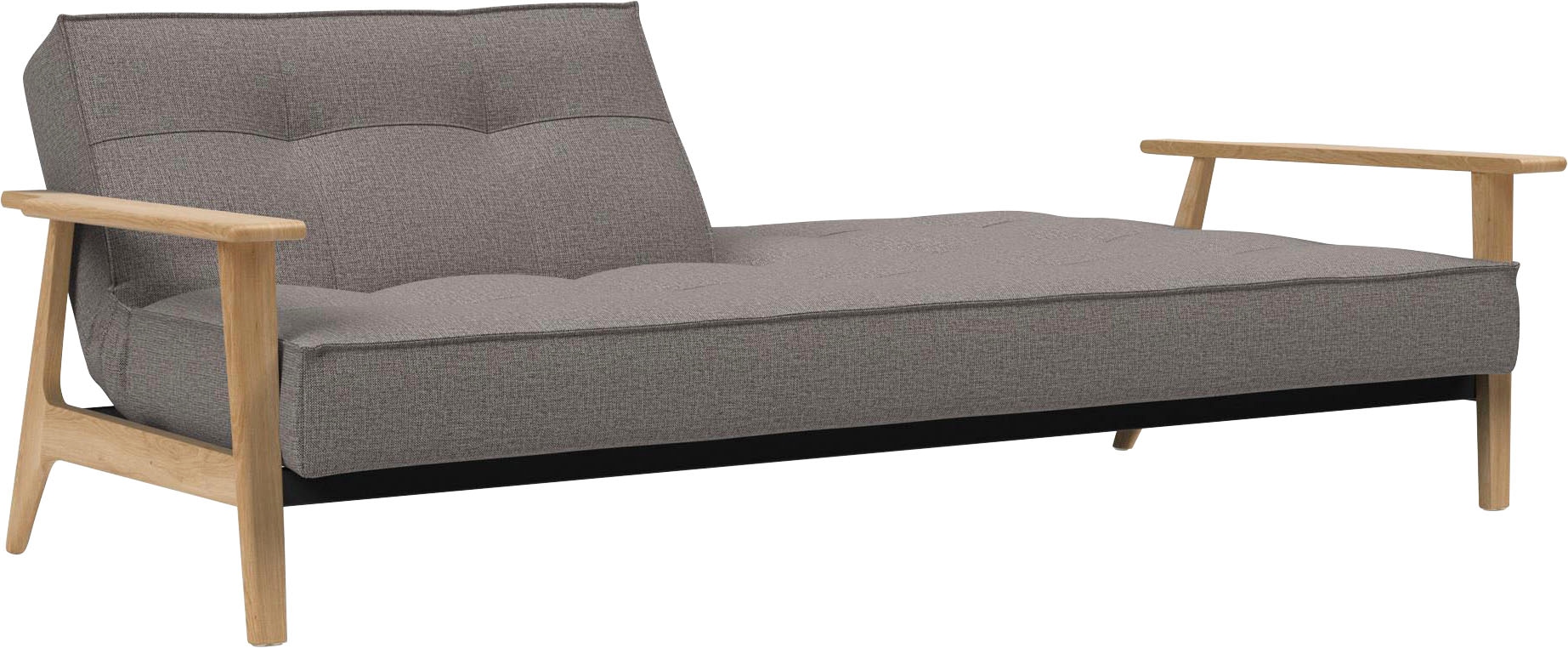 INNOVATION LIVING ™ Schlafsofa »Splitback Frej, Dauerschlafsofa, bequem mit Federkernunterfederung«, mit stabilen Armlehnen, in skandinavischem Design