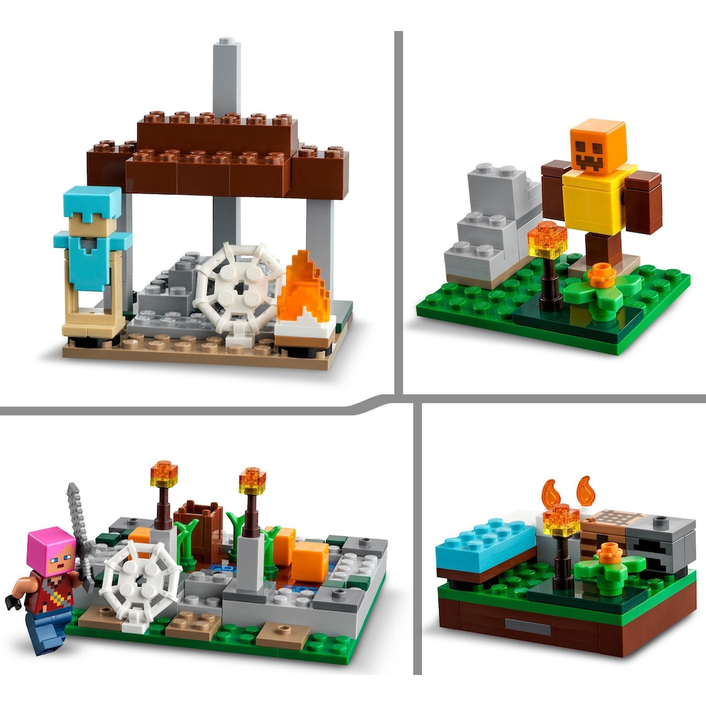 LEGO® Konstruktionsspielsteine »Das verlassene Dorf (21190), LEGO® Minecraft«, (422 St.)