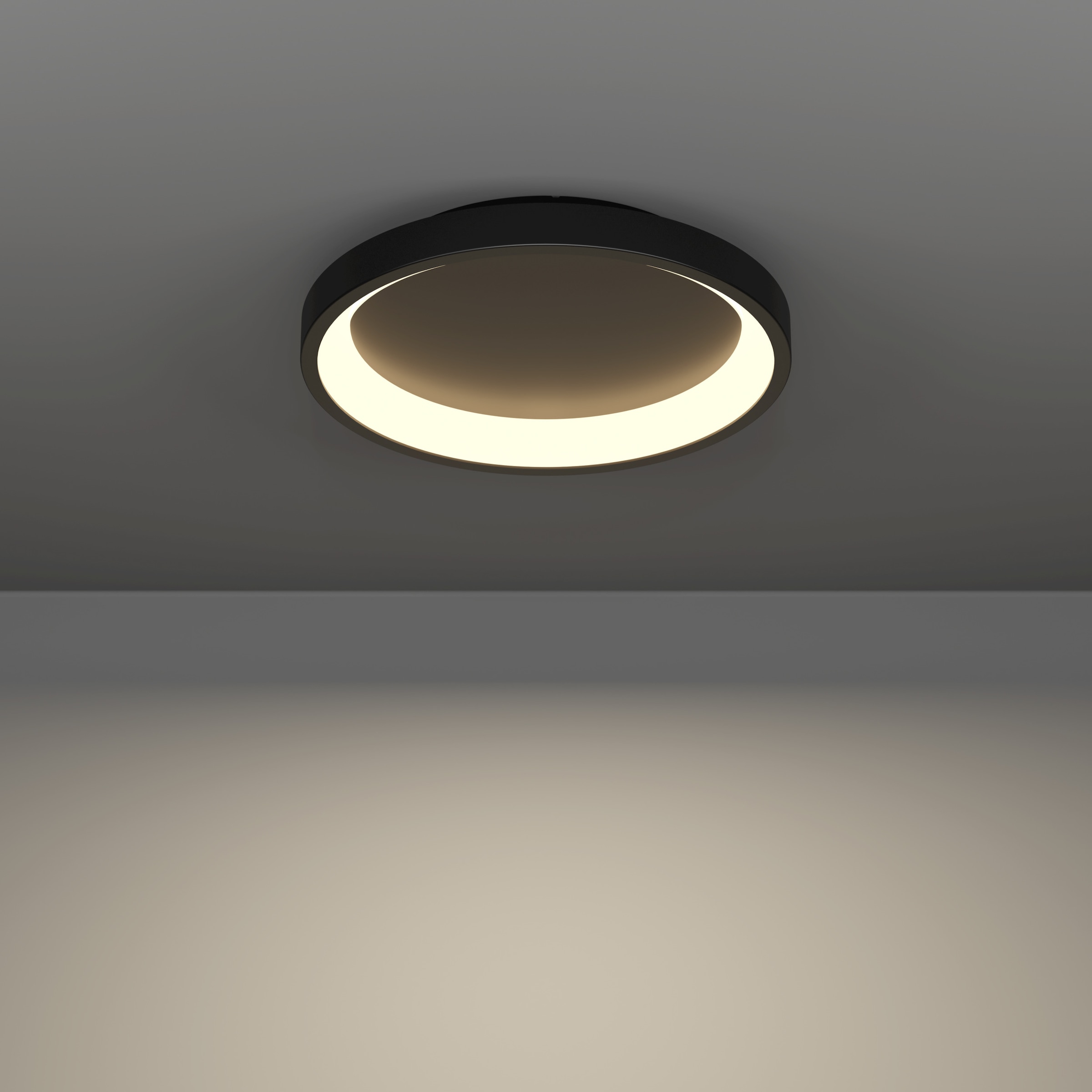 EGLO LED Deckenleuchte »LORETELLO-Z Deckenlampe - Stahl - LED - 19,6W - IP20« LED-Modul 1 Stk. Kaltweiß | Neutralweiß | RGB | Warmweiß Wohzimmerlampe, Esszimmerlampe, Flur, Schlafzimmer, H7,5 x Ø35 cm
