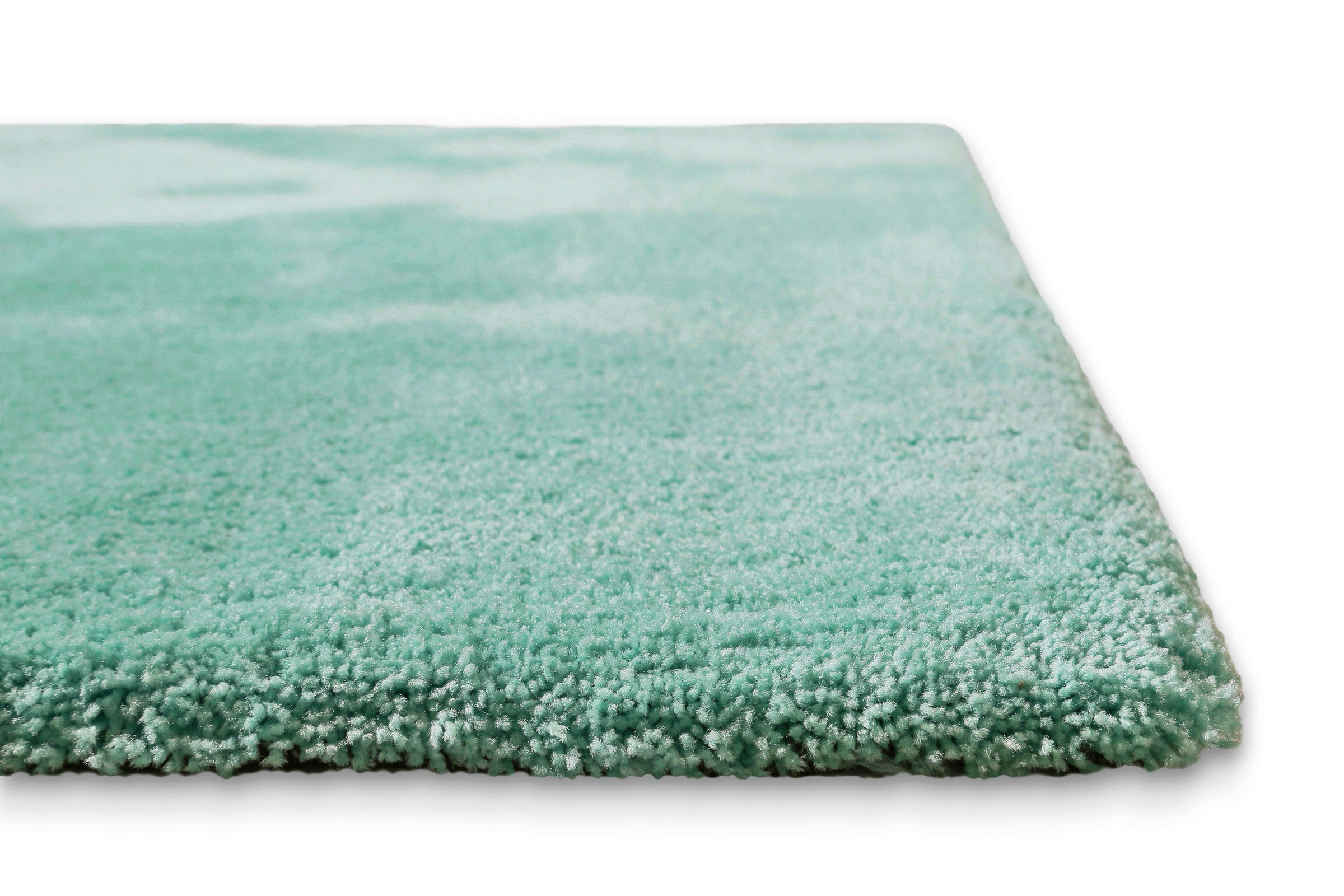 Homie Living Teppich »Pisa«, rund, 25 mm Höhe, Hochflor, Microfaser, uni, weich, Shaggy, Wohnzimmer, Schlafzimmer