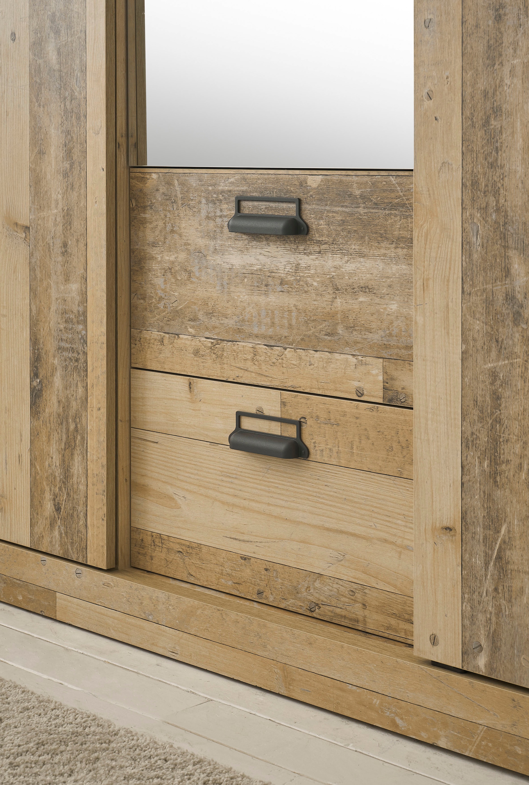 Home affaire Schlafzimmer-Set »SHERWOOD«, (4 tlg.), Liegefläche 140x200cm, Schrank 3-trg. 161cm breit