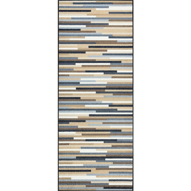 wash+dry by Kleen-Tex Läufer »Mikado Stripes«, rechteckig, Schmutzfangläufer,  modernes Streifen Design, rutschhemmend, waschbar