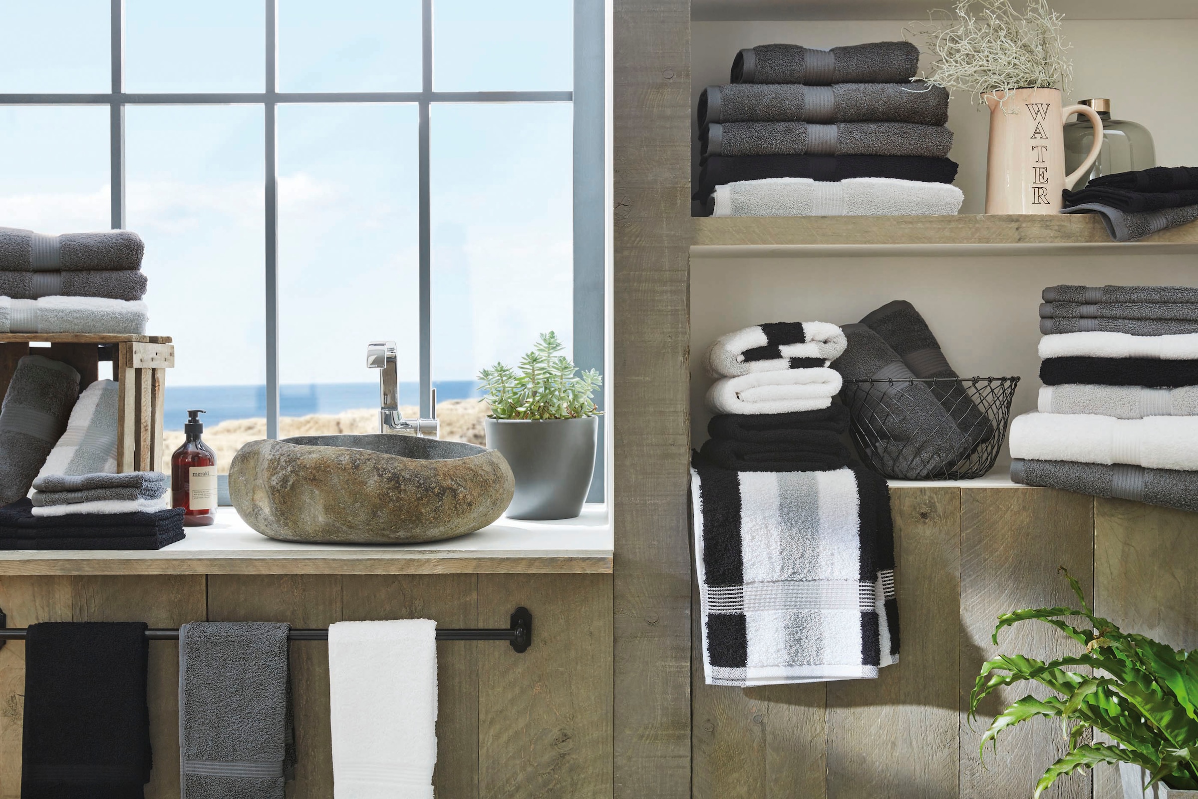 Gözze Handtücher »New York«, (2 St.), im Set, moderne Uni-Farben, mit strukturierter  Borte, reine Baumwolle online kaufen
