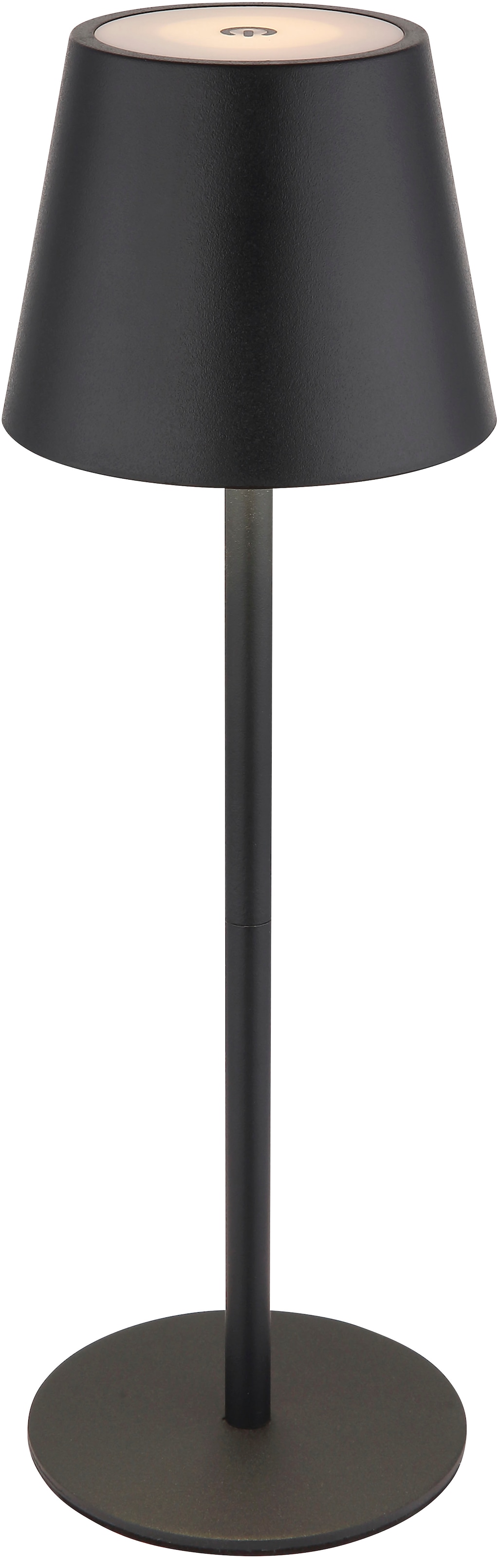 OTTO home LED Tischleuchte »Alennia Akkuleuchte inkl. Flaschenaufsatz« LED-Modul 1 Stk. warmweiß - kaltweiß stufenloser Touchdimmer, Farben fixierbar, USB-C, Akkulampe, CCT