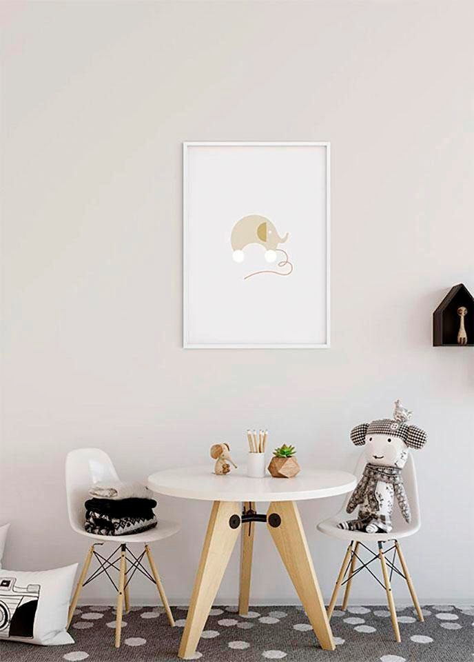 Komar Bild »Baby Happy«, Figuren, (1 St.), Wandbild zur Dekoration - ohne Rahmen