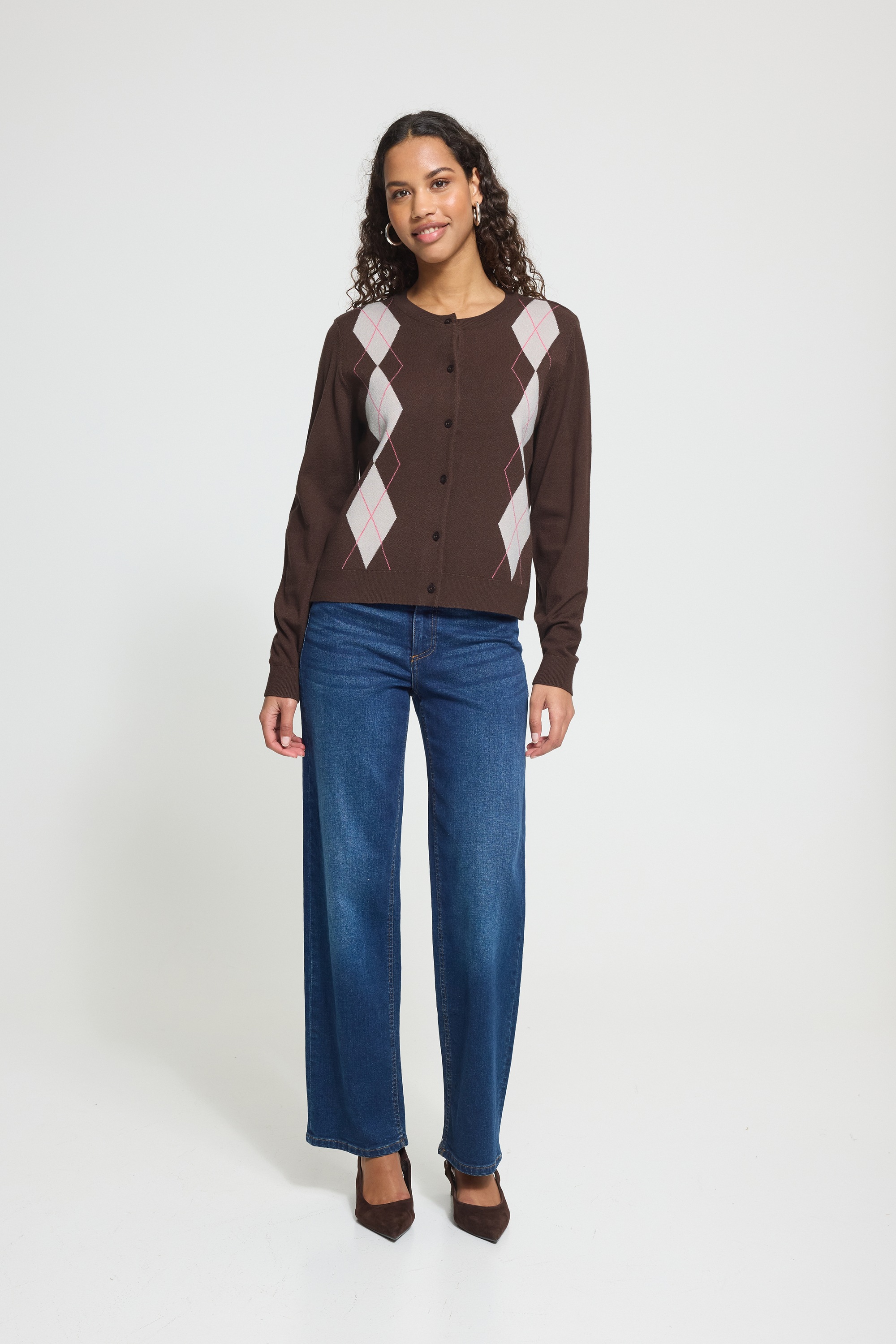 Ichi Strickjacke »Damen Langarm IHFOLEY«