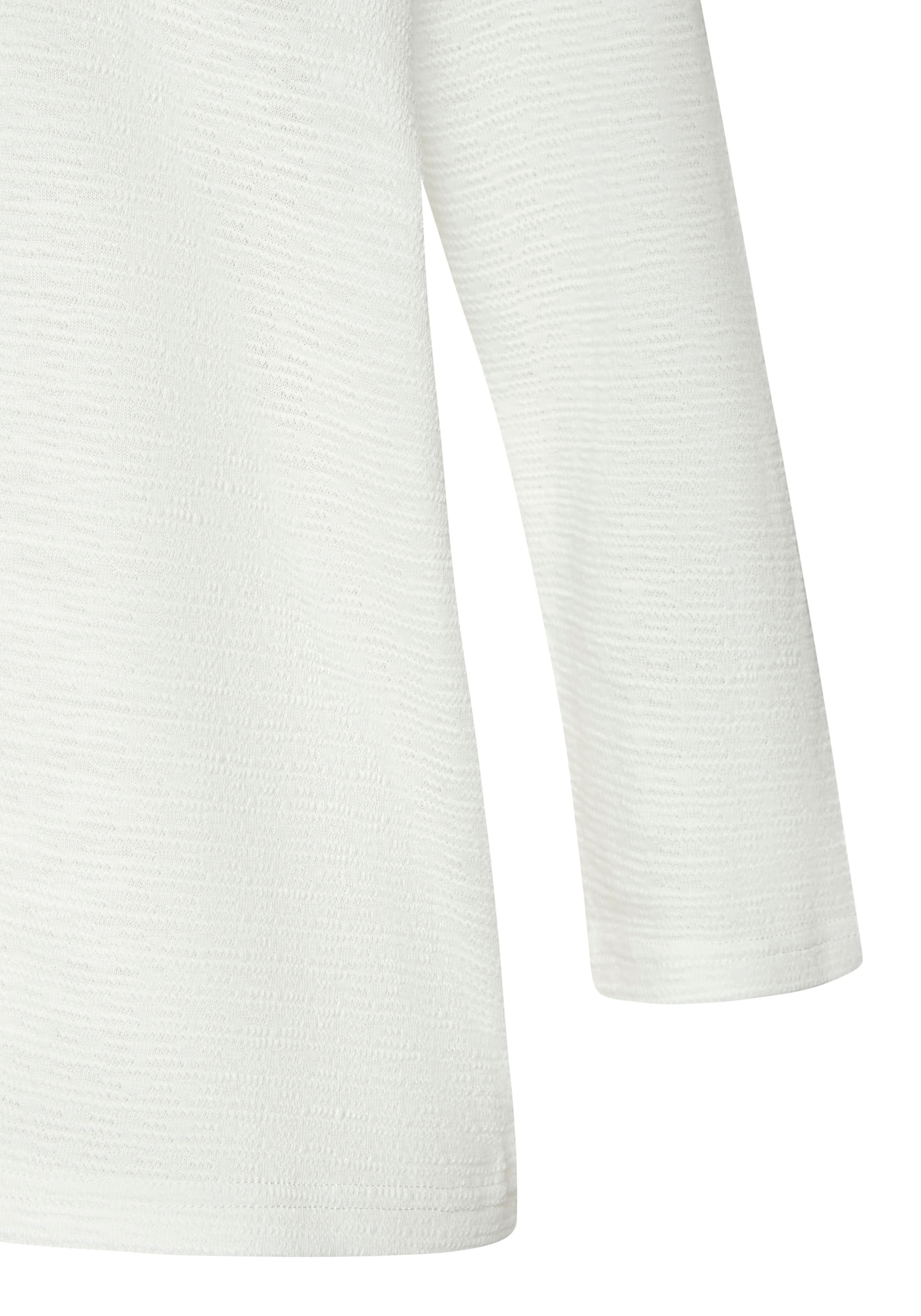 Vivance Langarmshirt »mit modischer Struktur«, aus bügelfreier Qualität mit Baumwolle