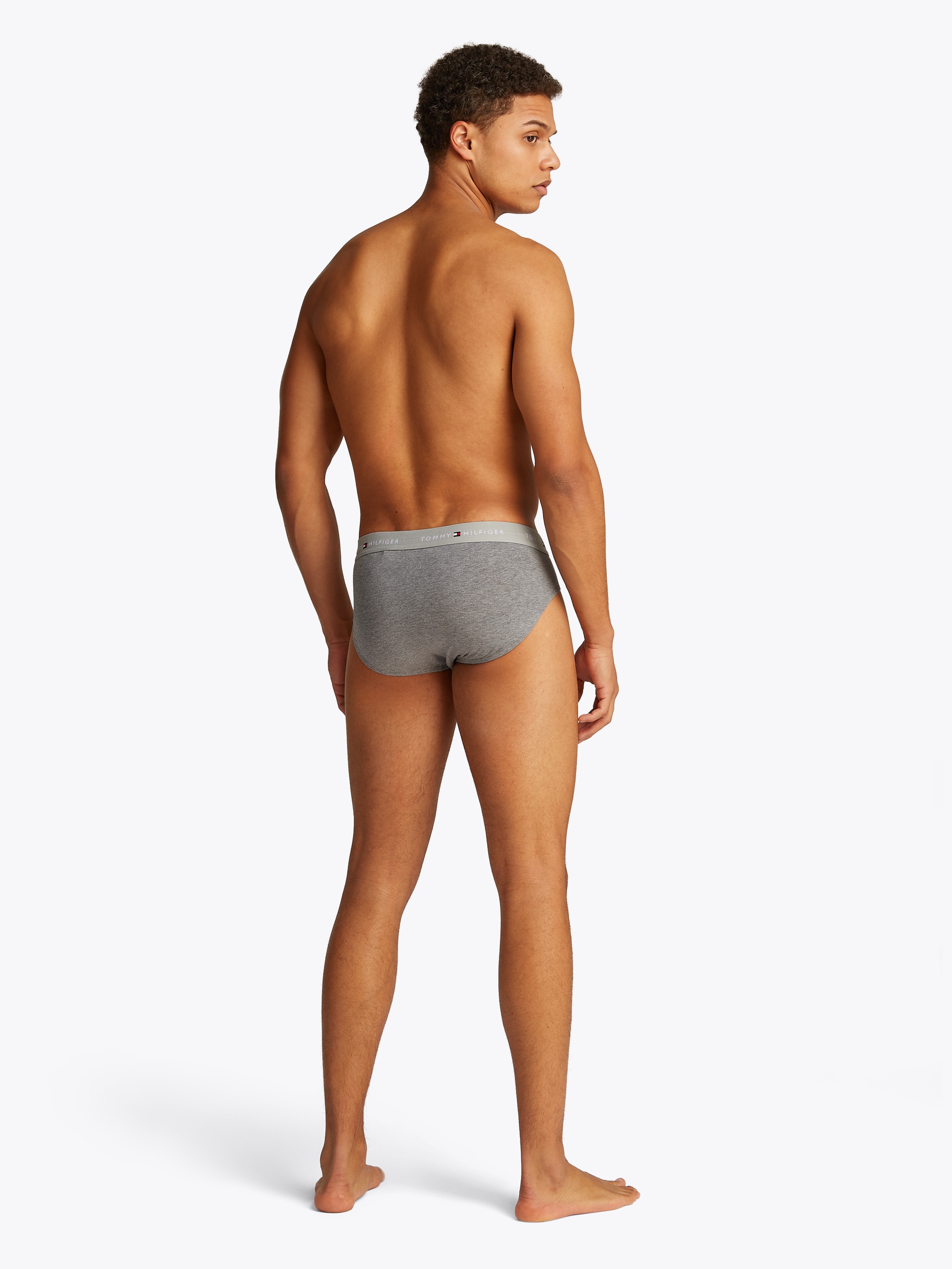 Tommy Hilfiger Underwear Slip »3P BRIEF DTM«, (Packung, 3 St., 3er), mit Logo-Elastikbund