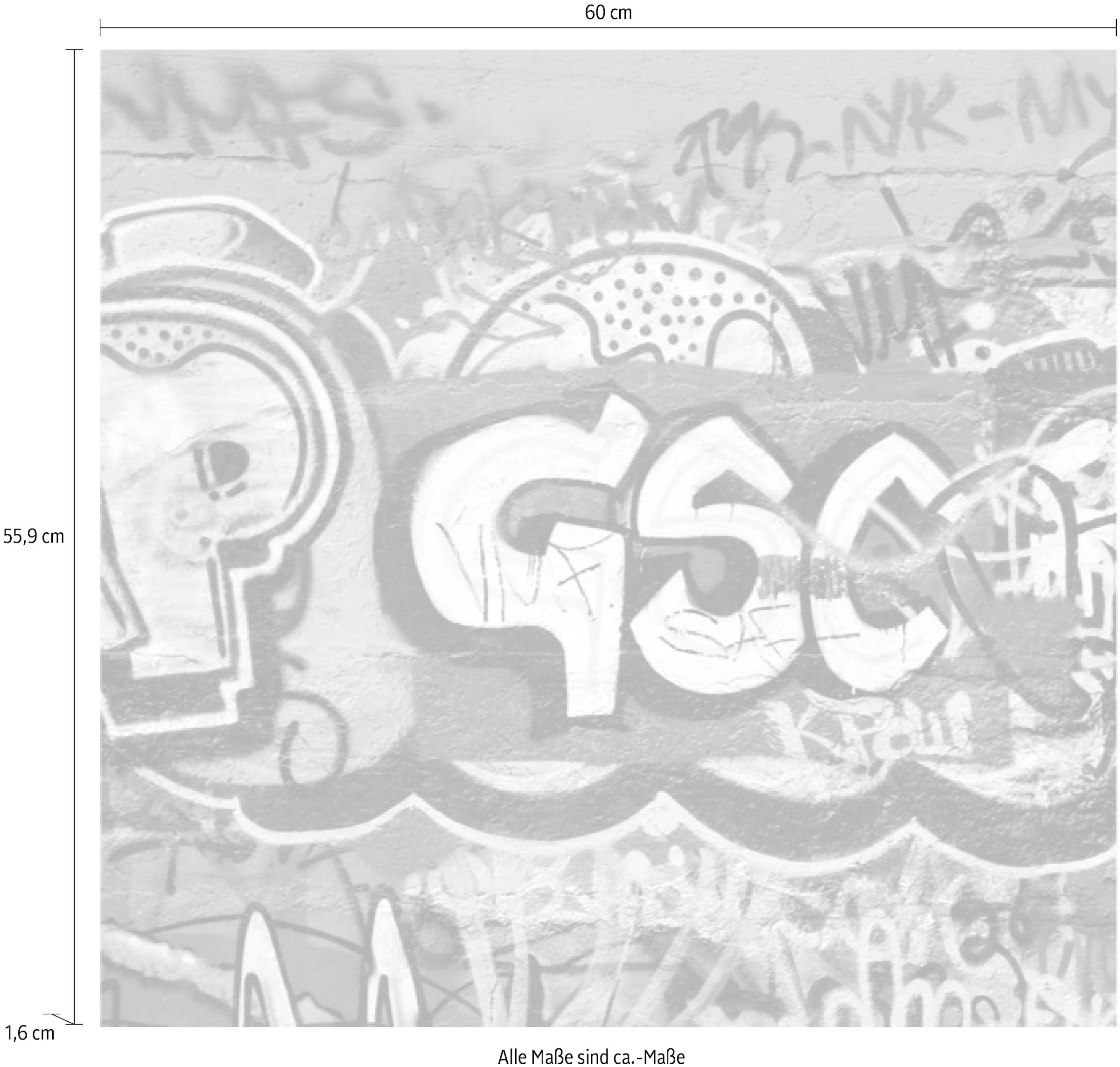 Express Küchen Küchenrückwand »Graffiti«