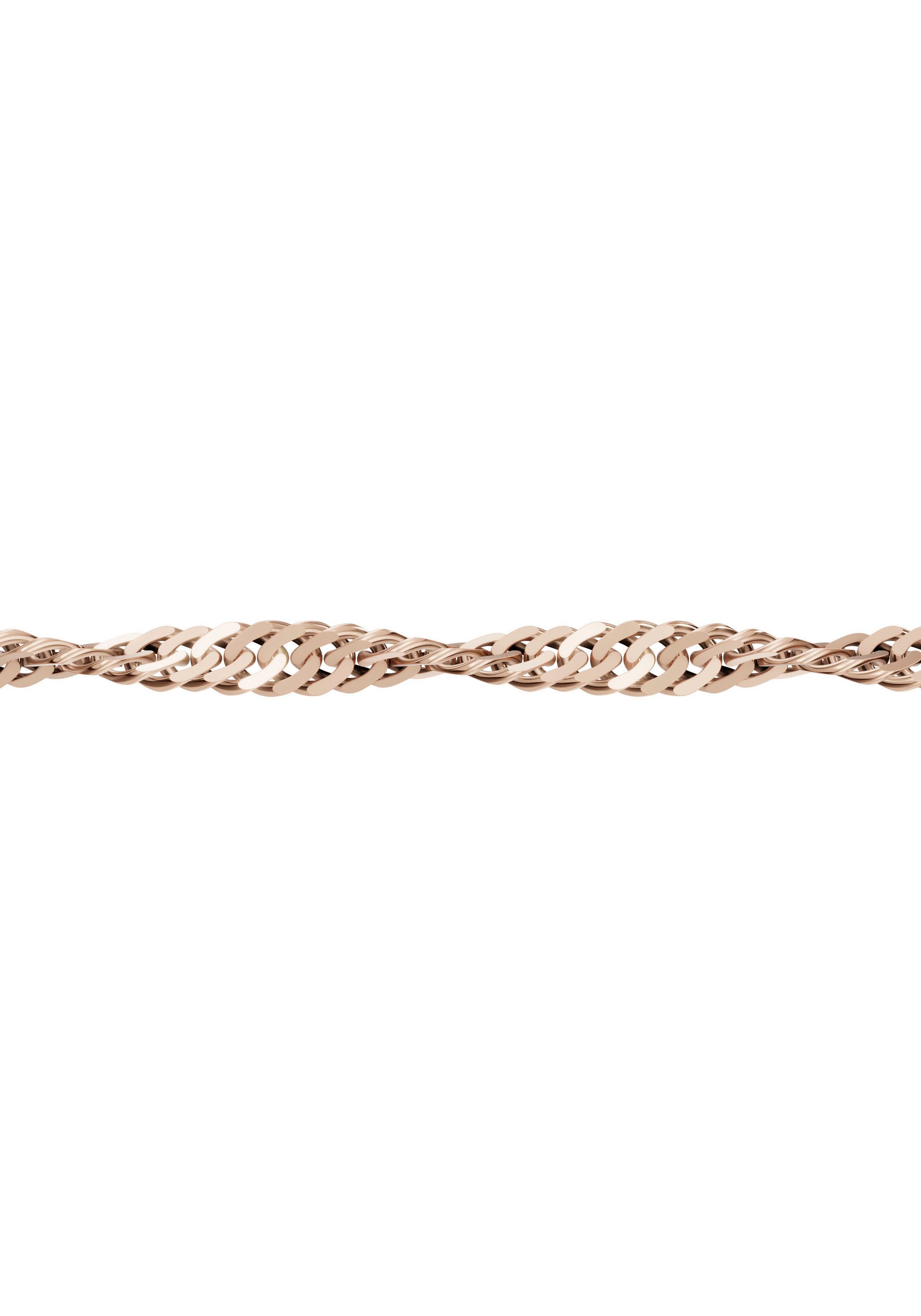 Firetti Fußkette mit Anhänger »Schmuck Geschenk Silber 925 Körperschmuck Herz+LIEBE Singapurkette«, mit Zirkonia (synth.)