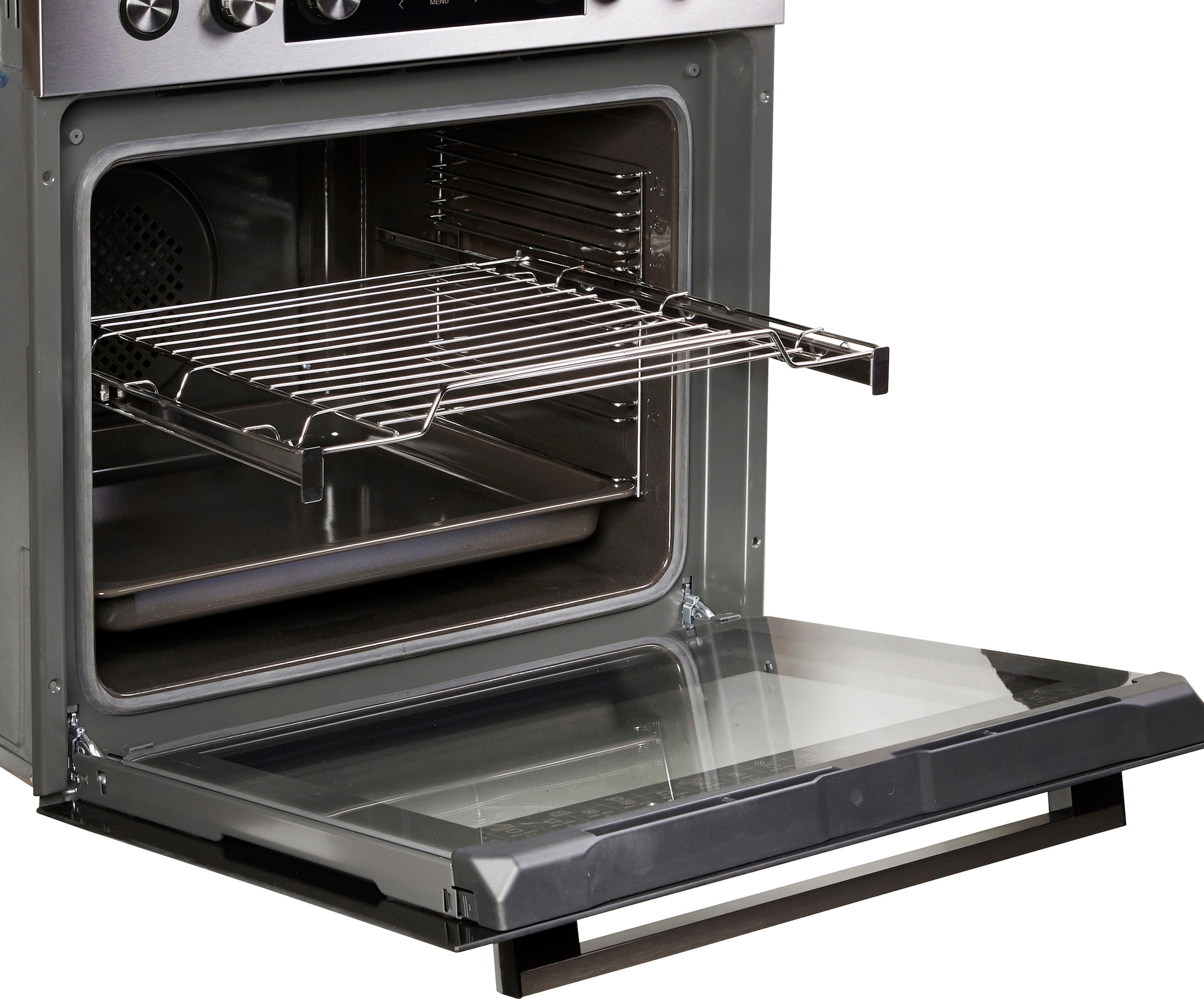 Amica Elektro-Herd-Set »EHCX 933 110 E«, mit 1-fach-Teleskopauszug, Steam Clean, SteamClean
