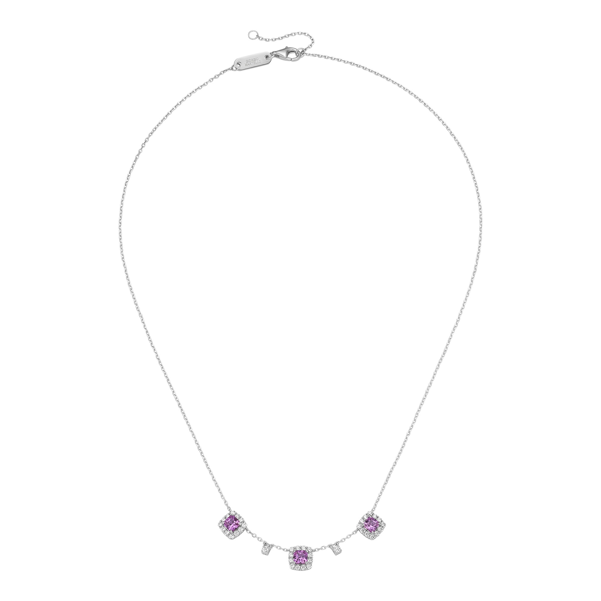 GIORGIO MARTELLO MILANO Collier »Collier Ziersteine, Zirkonia weiß, Silber 925«