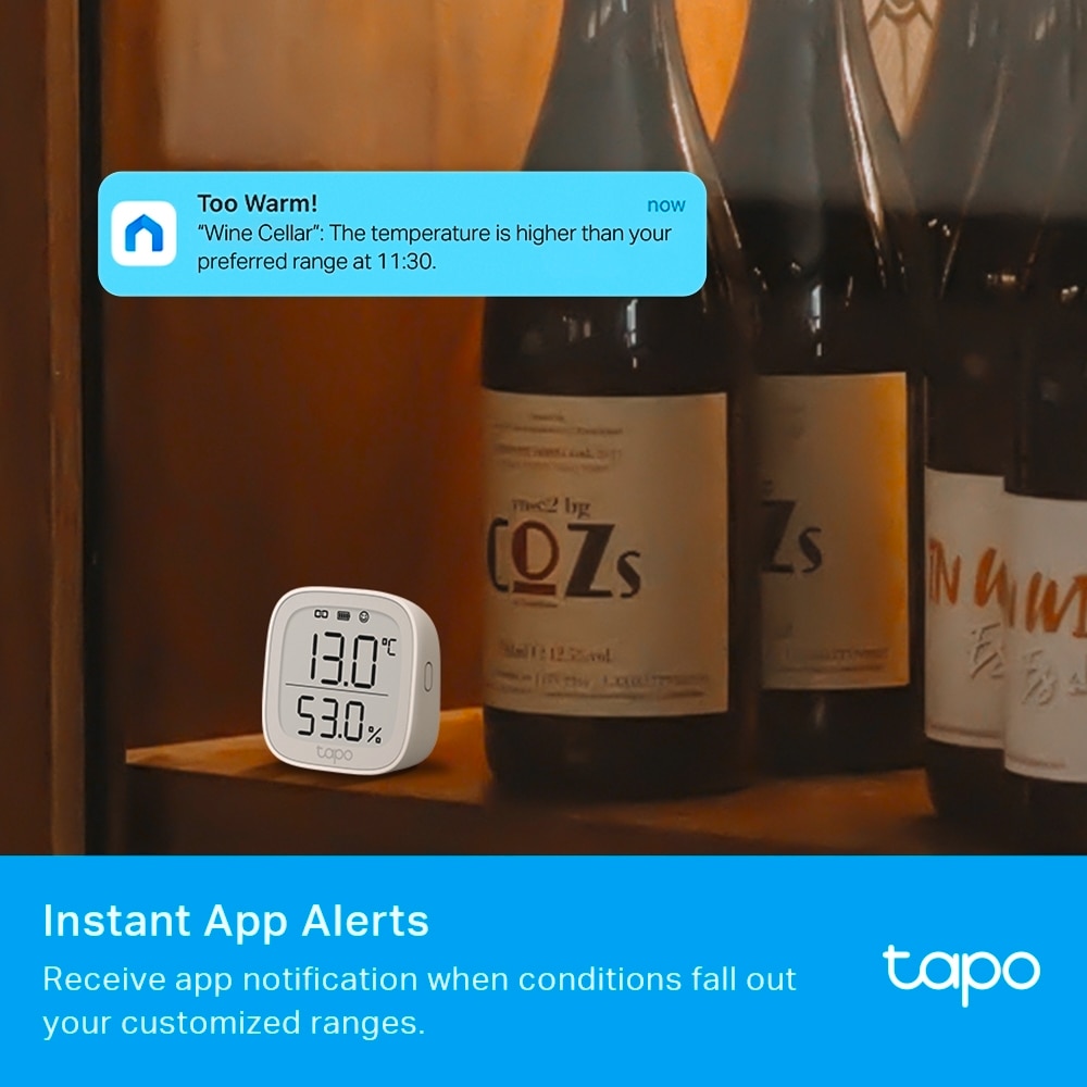 TP-Link Smart-Home-Zubehör »Tapo T315« Smarter Temperatur & Feuchtigkeits-Sensor