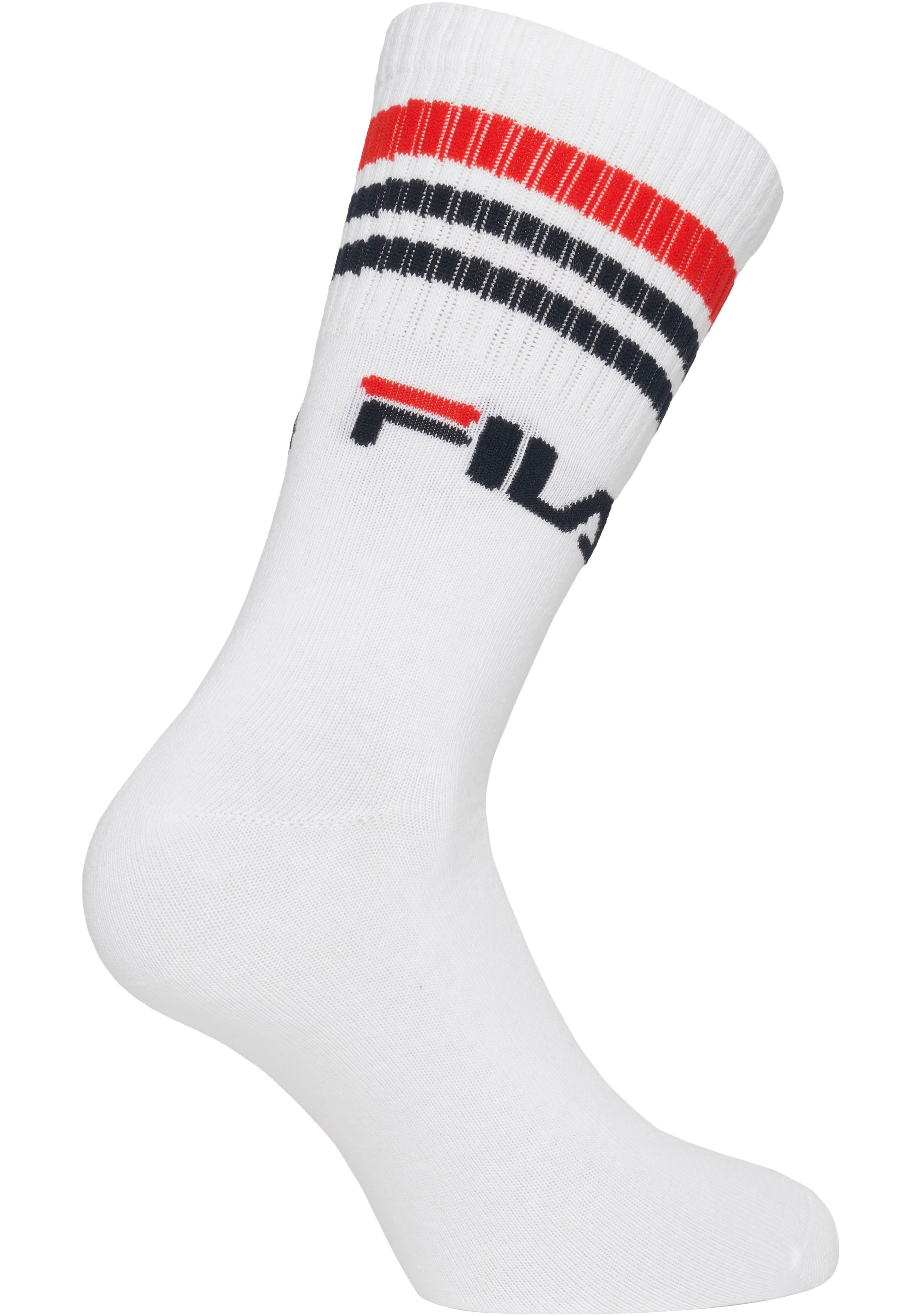 Fila Freizeitsocken, (6er Pack), mit Logo-Schriftzug