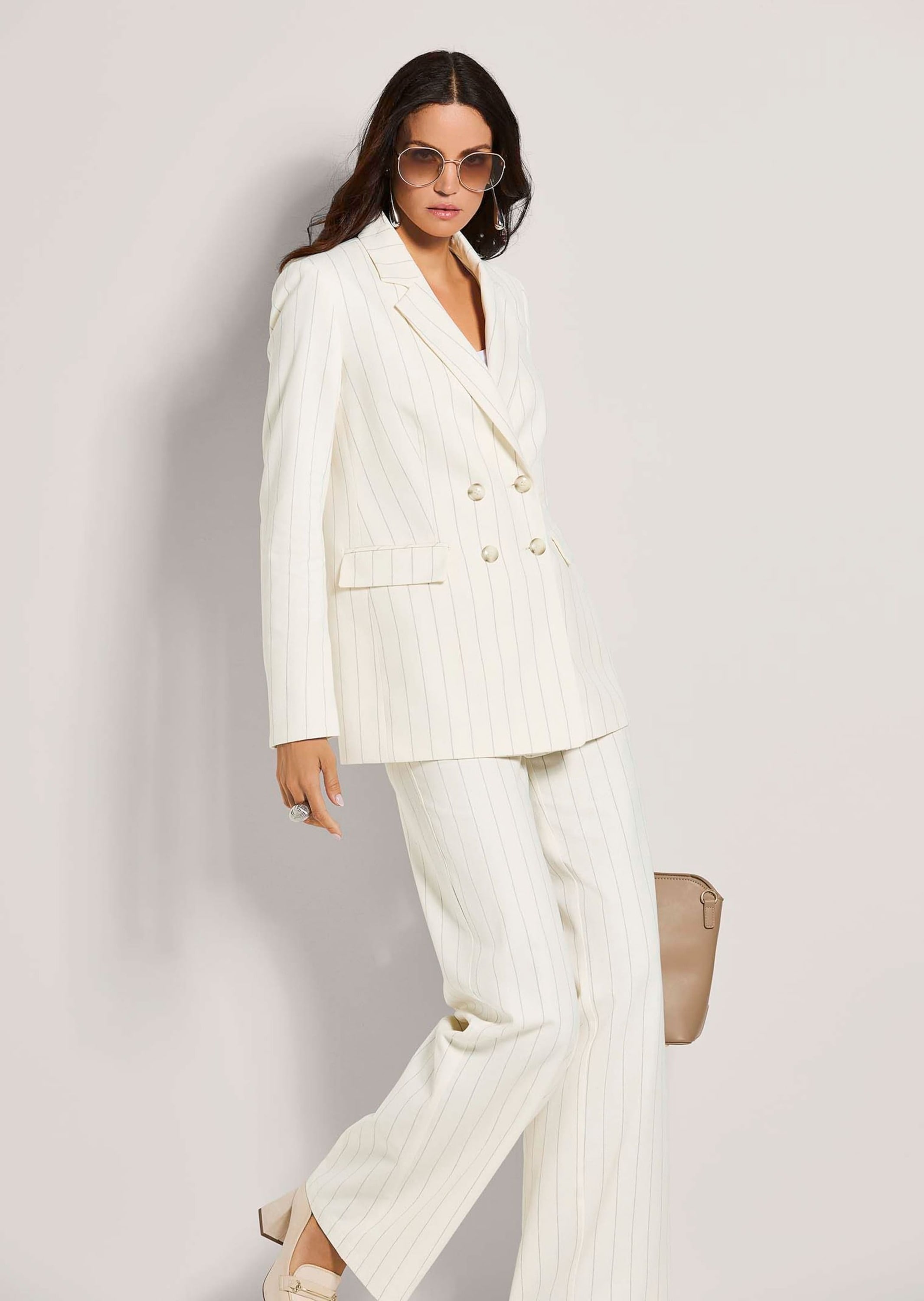 MADELEINE Jackenblazer »Blazer Oversize-Blazer mit Nadelstreifen«