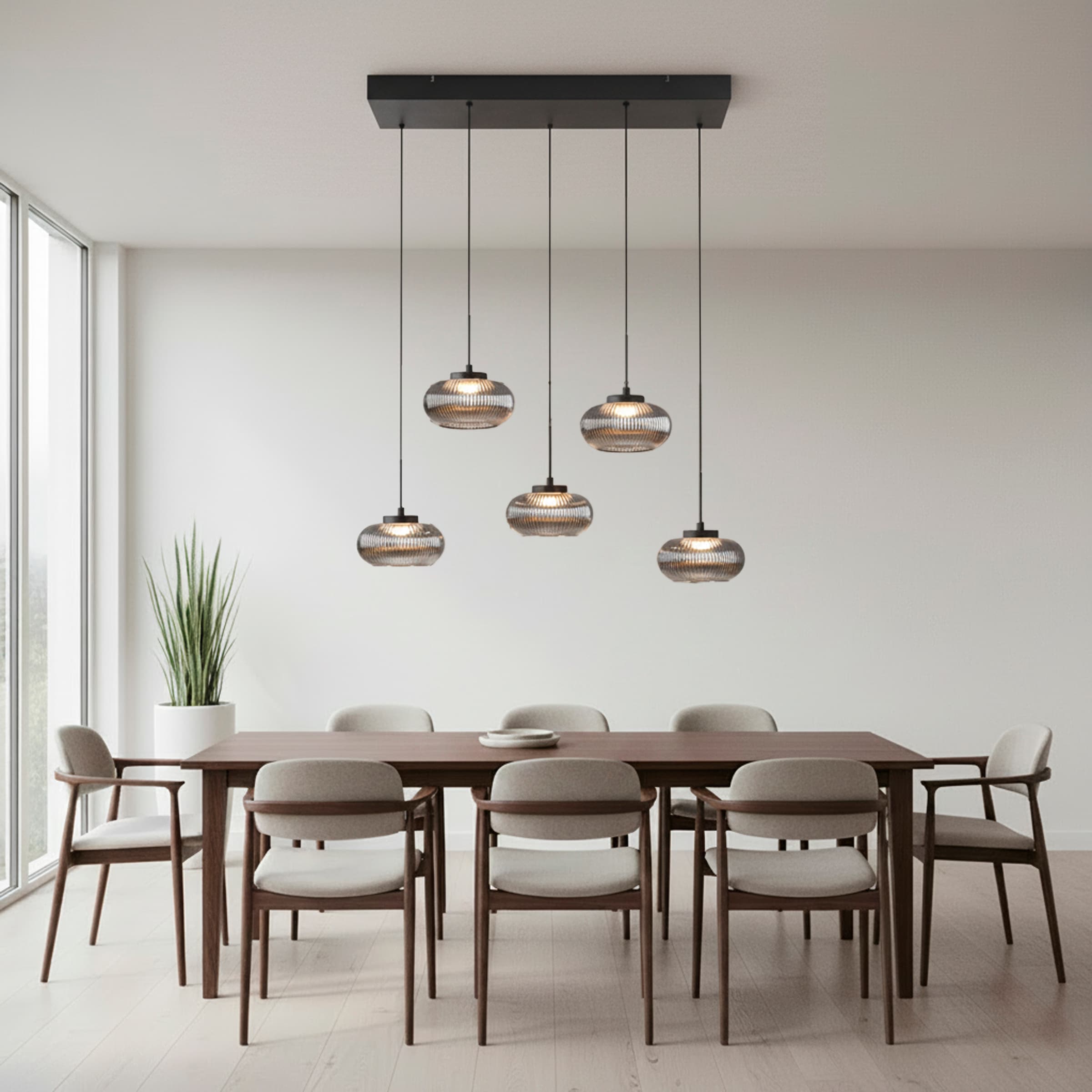 JUST LIGHT Pendelleuchte »NOCTIS« LED-Board 1 Stk. Warmweiß