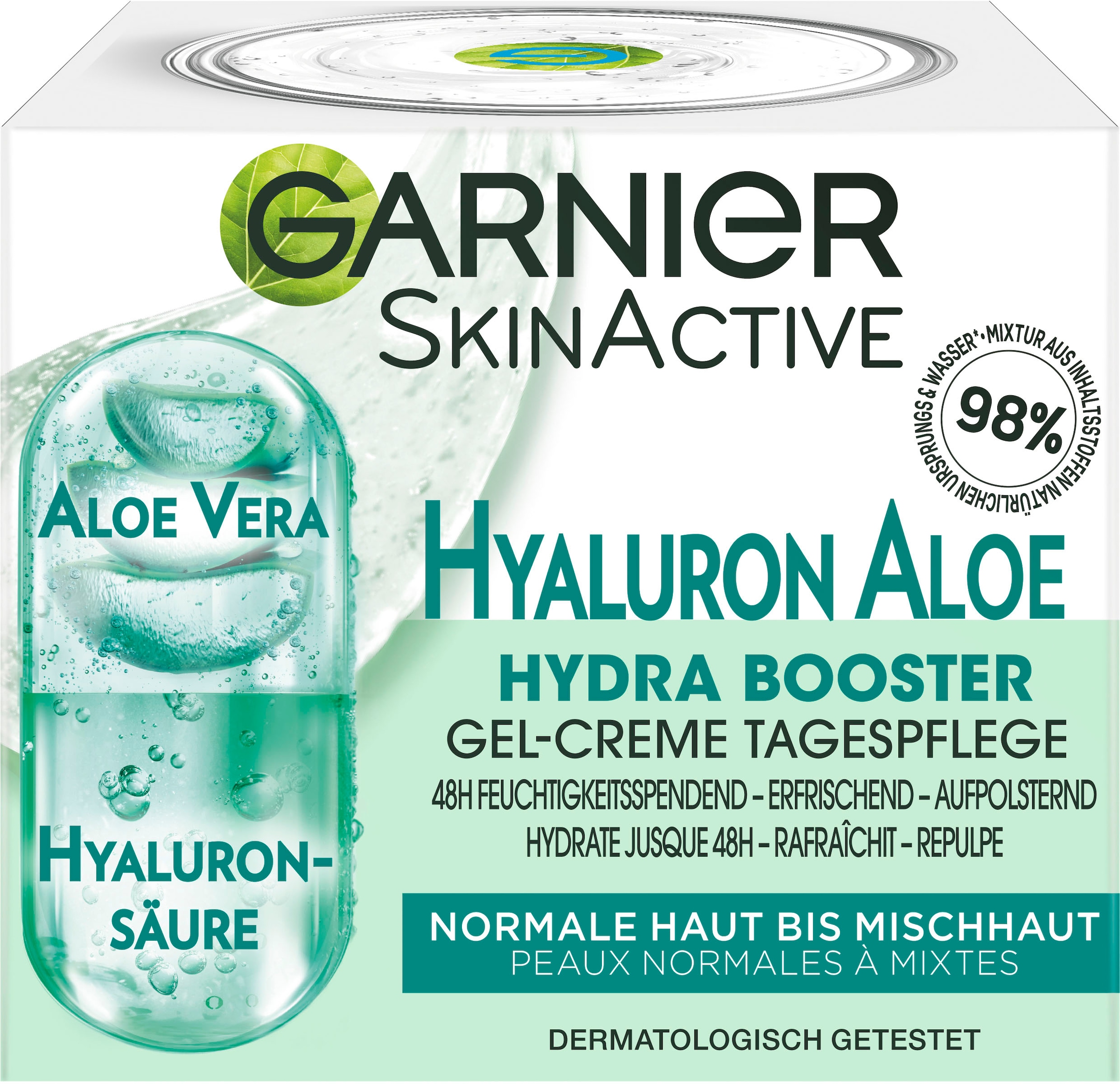 GARNIER Gesichtsgel »Hyaluron Aloe Gel-Creme«, mit hoher Wirksamkeit