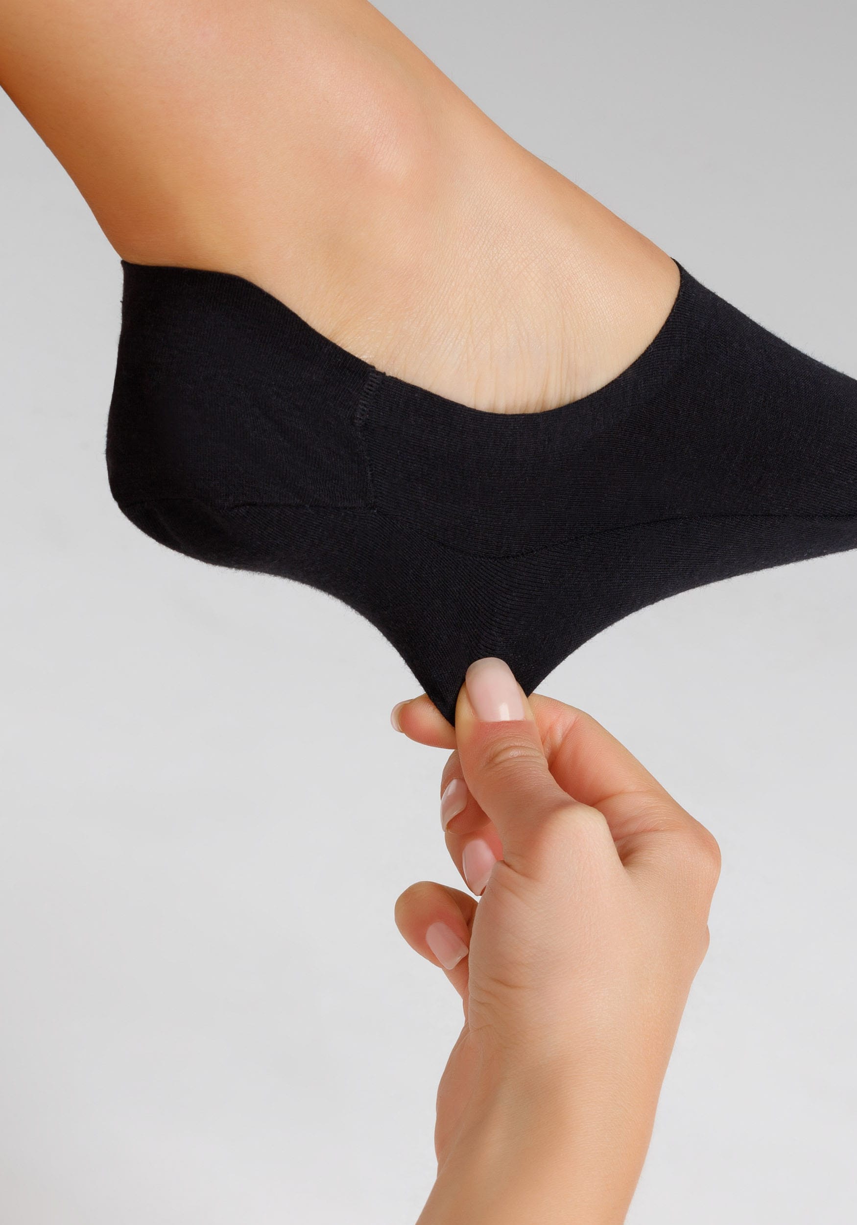 Camano Füßlinge »comfort«, (4 Paar), mit Silikonstreifen für sicheren Halt