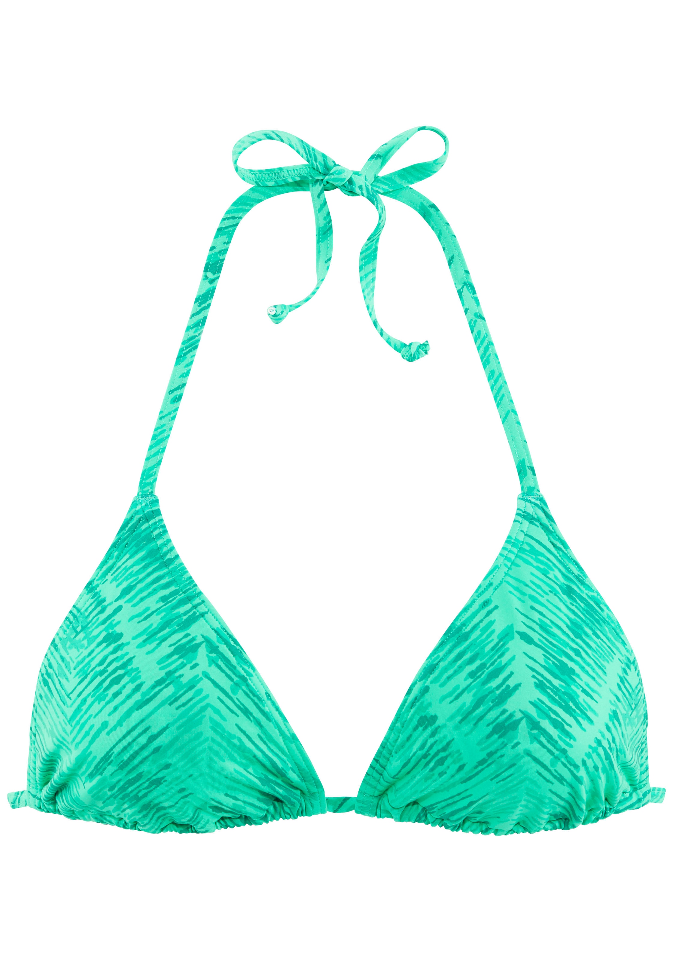 JETTE Triangel-Bikini-Top »Floretta«, in Ton in Ton-Harmonie