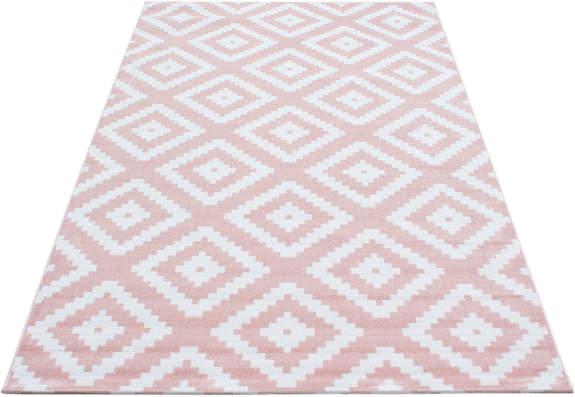 Ayyildiz Teppiche Teppich »Plus 8005«, rechteckig, 6 mm Höhe, Läufer, gemusterter Flachflor, robust, Webteppich, alle Räume