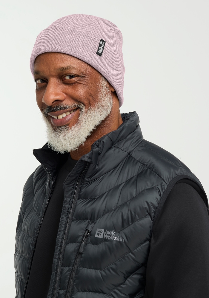 Jack Wolfskin Beanie »RIB BEANIE« Beanie, weich, warm, wintertauglich