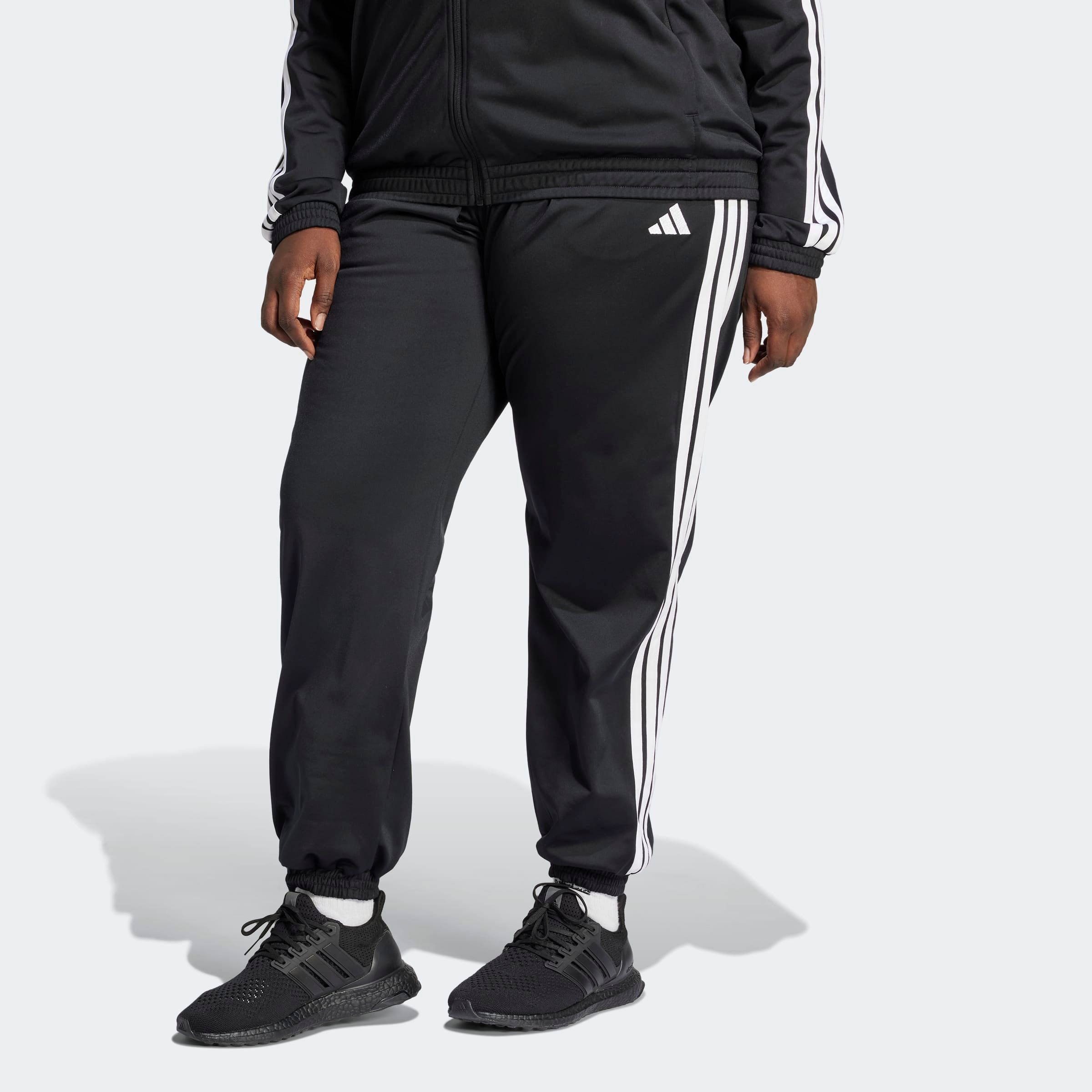 adidas Sportswear Sporthose »W 3S TP TRIC«, (1 tlg.), drei Streifen Trainingshose aus Trikotstoff, Trackpants