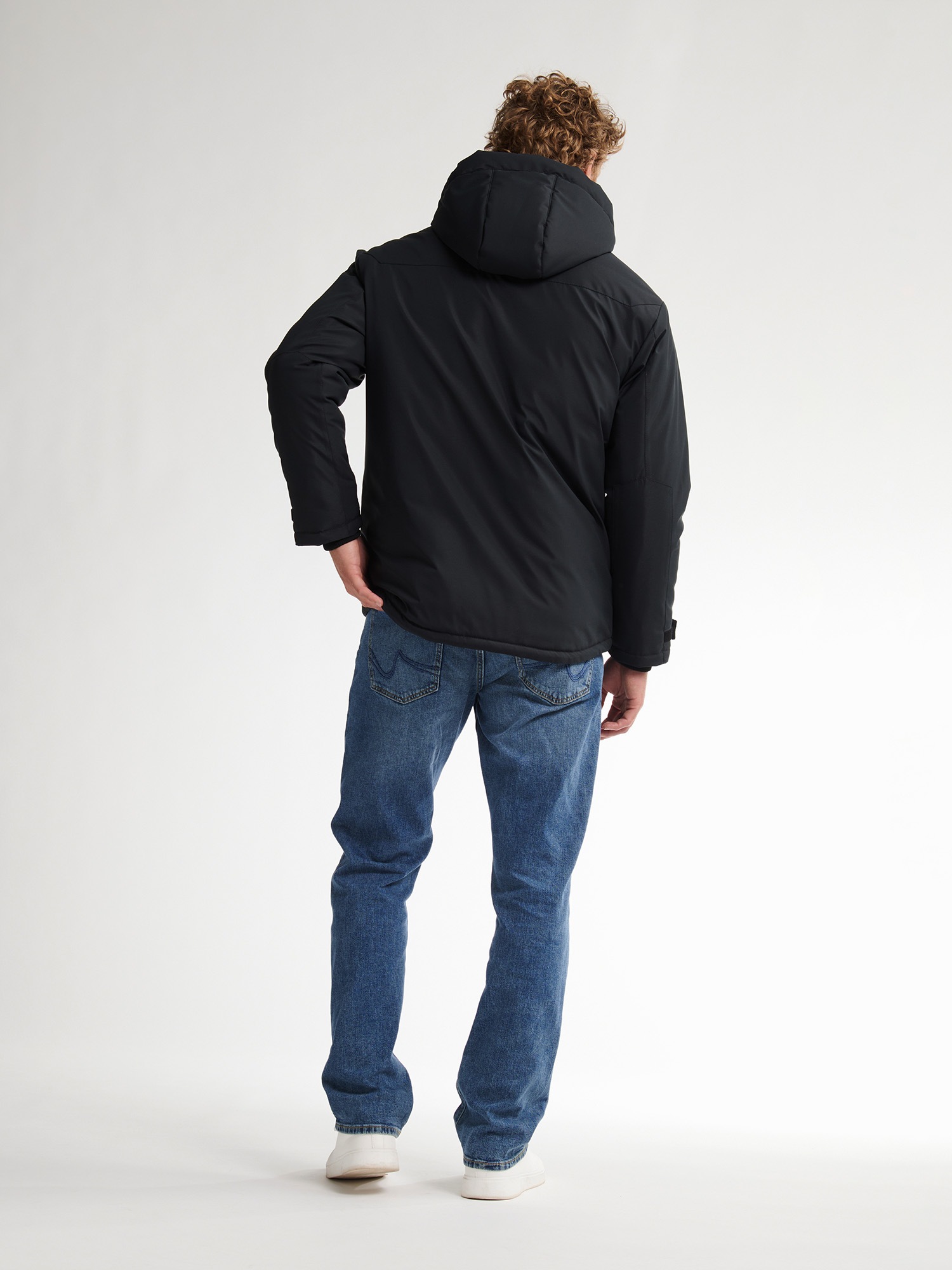 Petrol Industries Funktionsparka mit Kapuze mit Logo Stickerei