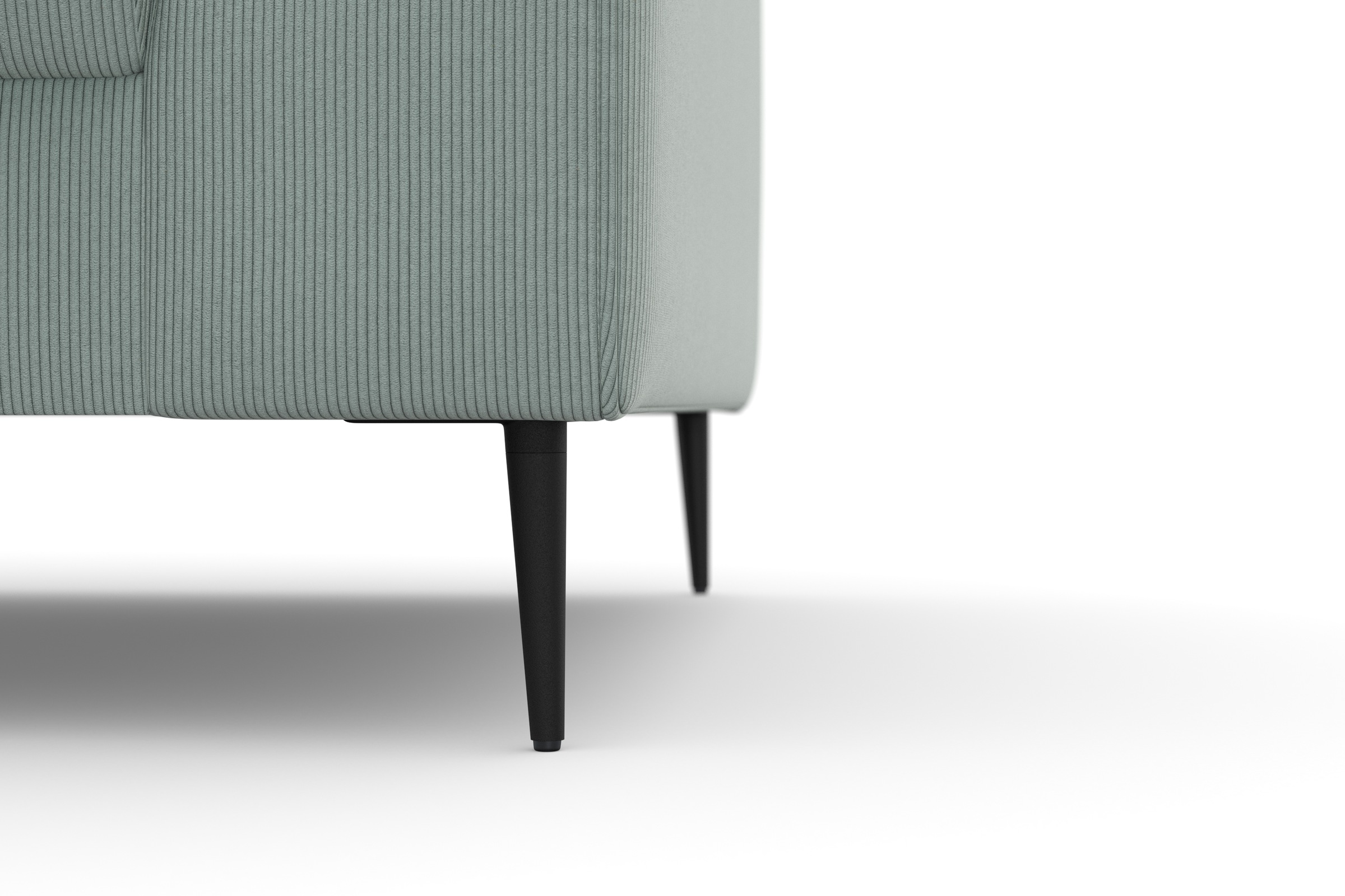 DOMO collection Ecksofa »Modica kompakt und elegant, Breite 244, L-Form«, moderne Optik mit extrabreiter Recamiere, auch in Cord