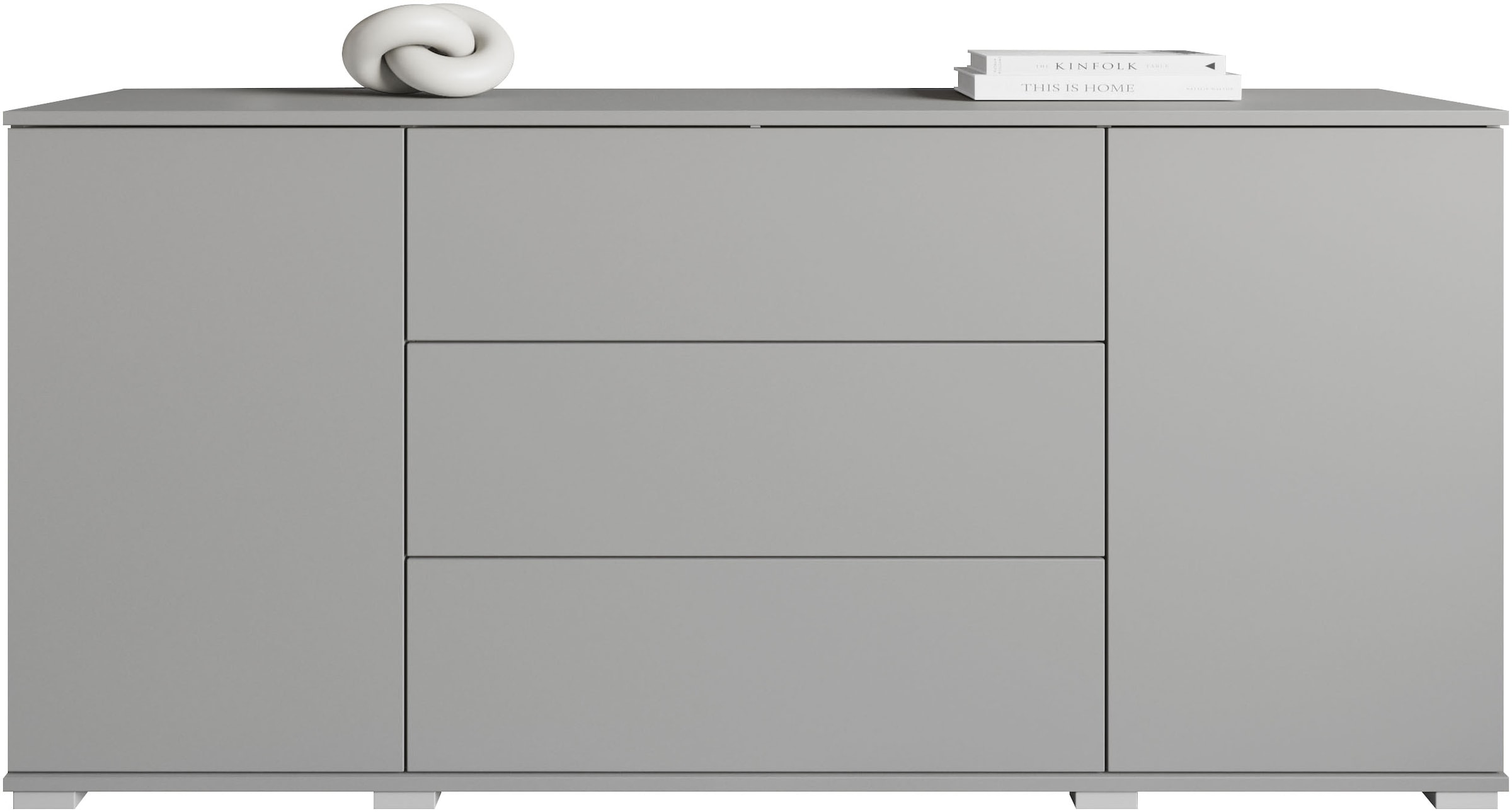 INOSIGN Sideboard »Kenia, Kommode für das Schlafzimmer/Wohnzimmer«, (1 St.), Modernes Sideboard mit 3 Schubladen und 4 Fächern, Breite 150 cm