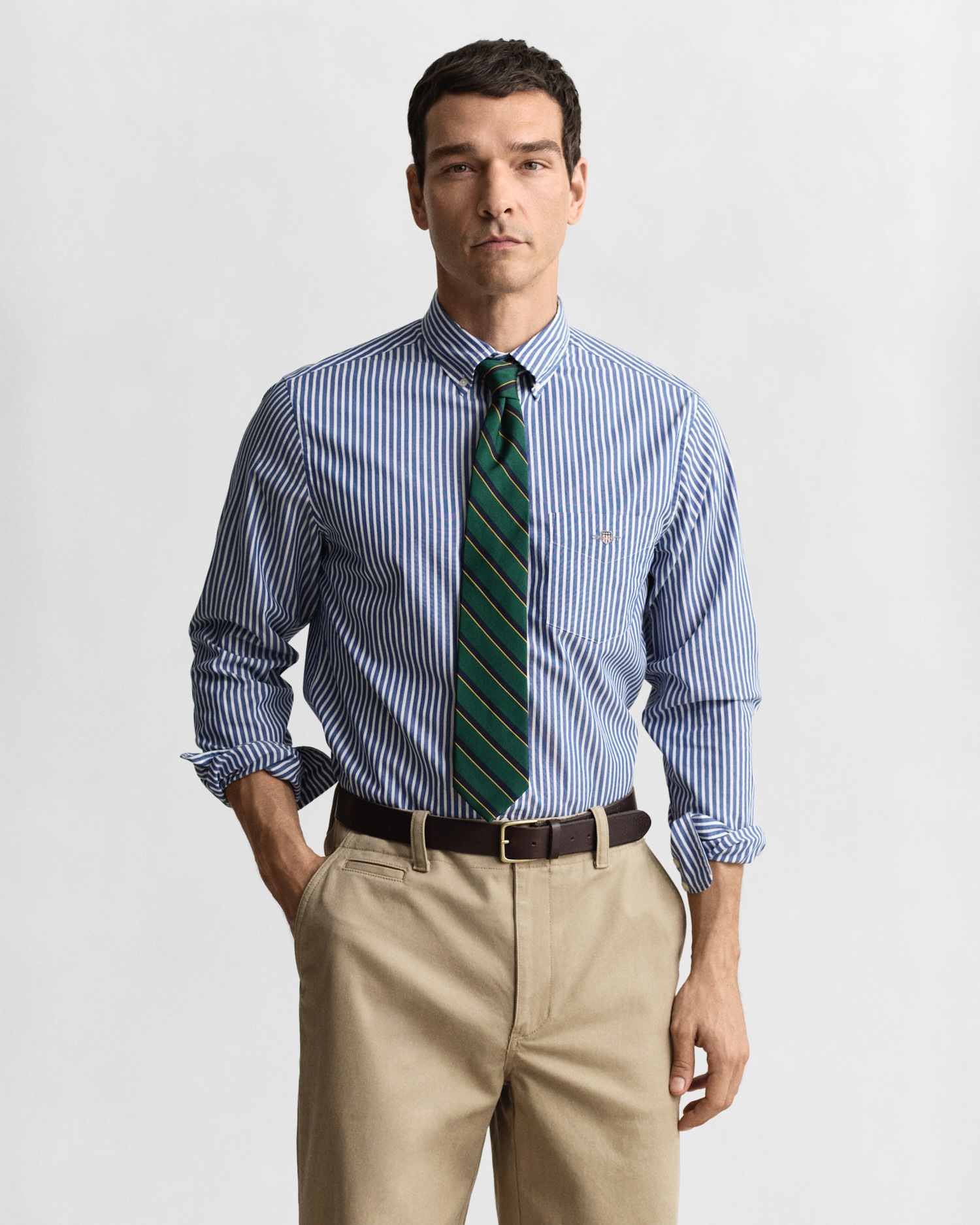 Gant Langarmhemd »REG POPLIN STRIPE SHIRT«