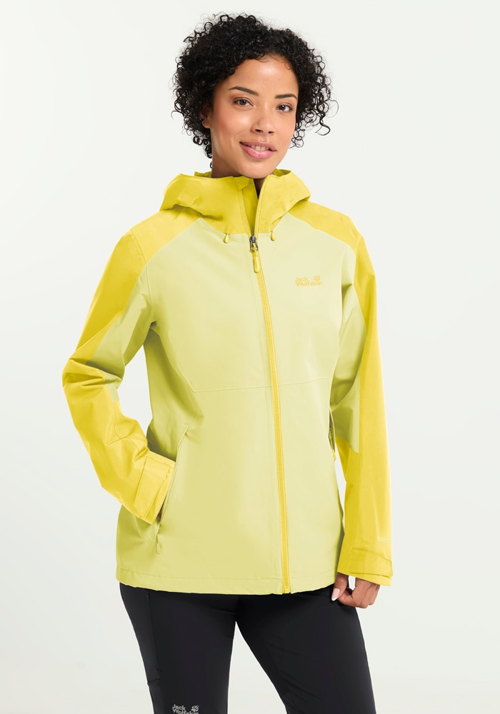 Jack Wolfskin Outdoorjacke »WILDBOUND 2L JKT W« mit Kapuze