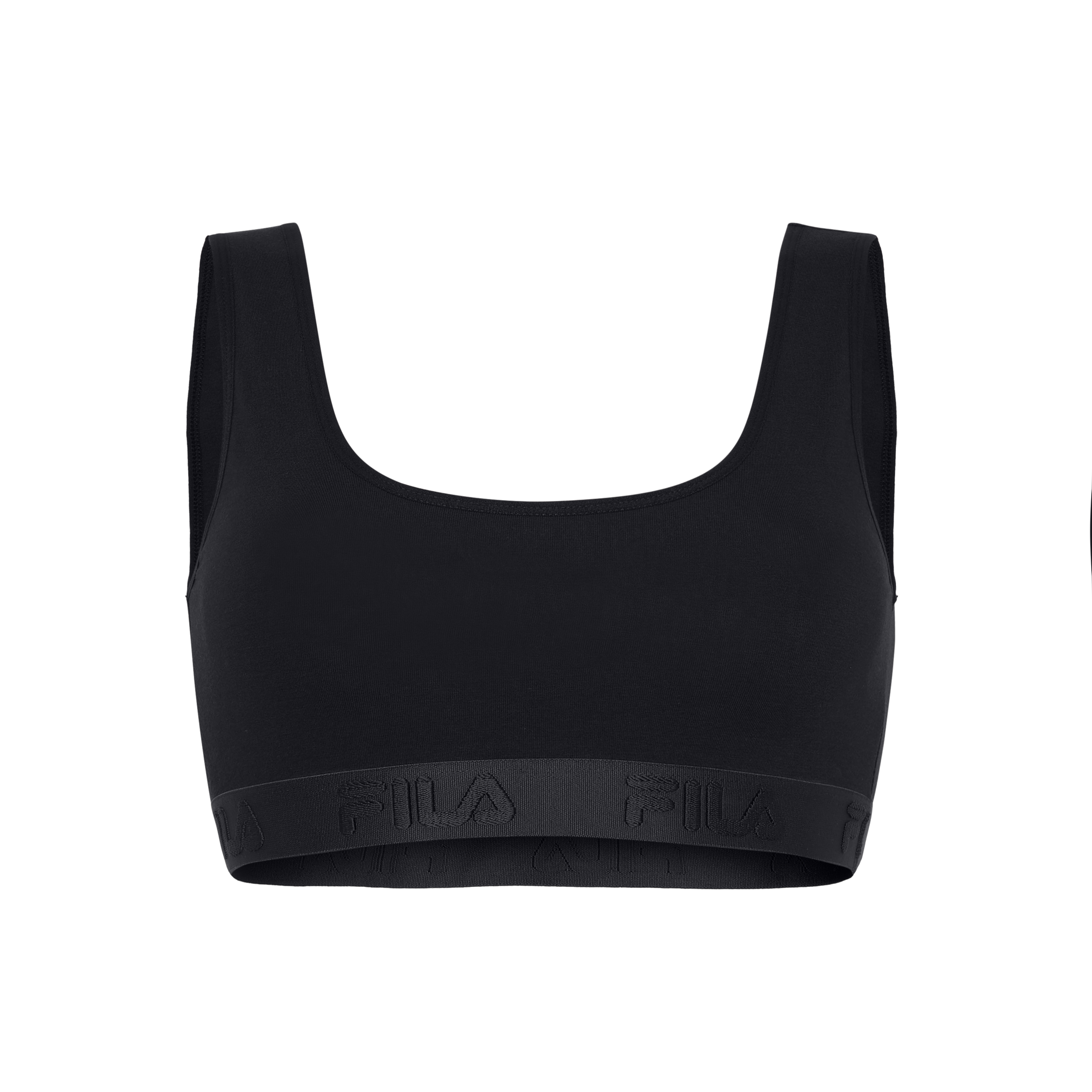 Fila Bügelloser BH 2er Pack,  elastisches Unterbrustband, Baumwollmix