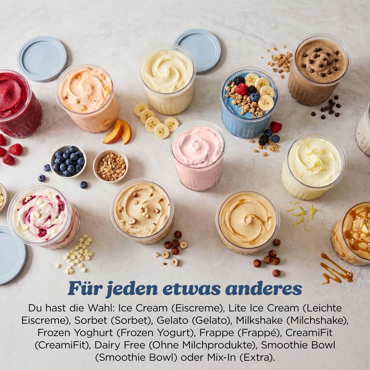 NINJA Eismaschine »Ninja CREAMi XL 11-in-1 Ice Cream Maker  Navy« 1,42 l 800 W
