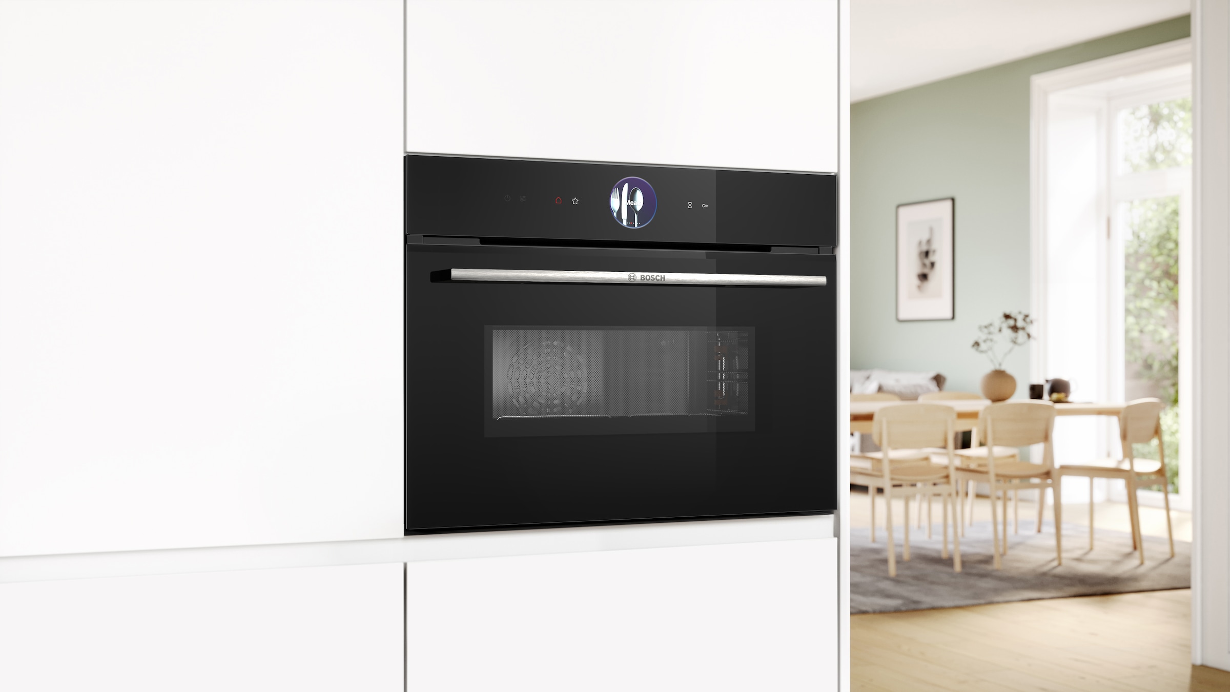 BOSCH Einbau-Mikrowelle »CMG7761B1«, Grill-Heißluft-Ober-/Unterhitze, 3600 W