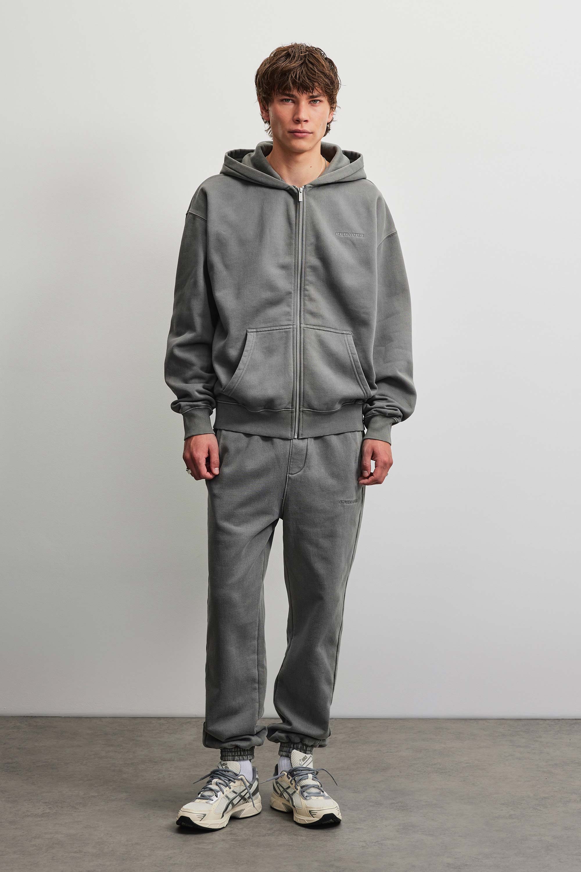 PEGADOR Kapuzensweatjacke »Logo Oversized Sweat Jacket« Baumwollmischung, oversize