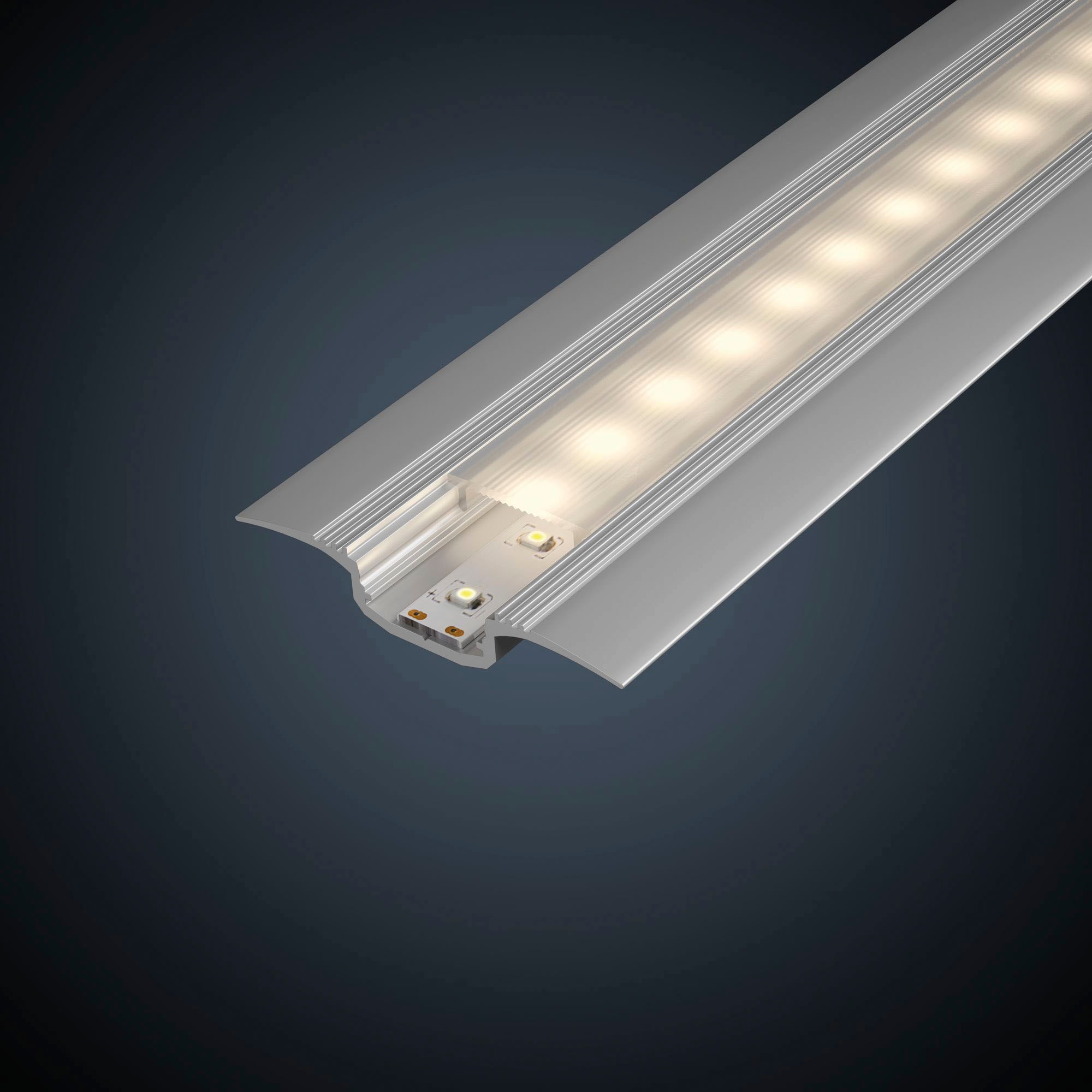 Paulmann LED-Streifen »Step Profil mit Diffusor 100cm Alu eloxiert«