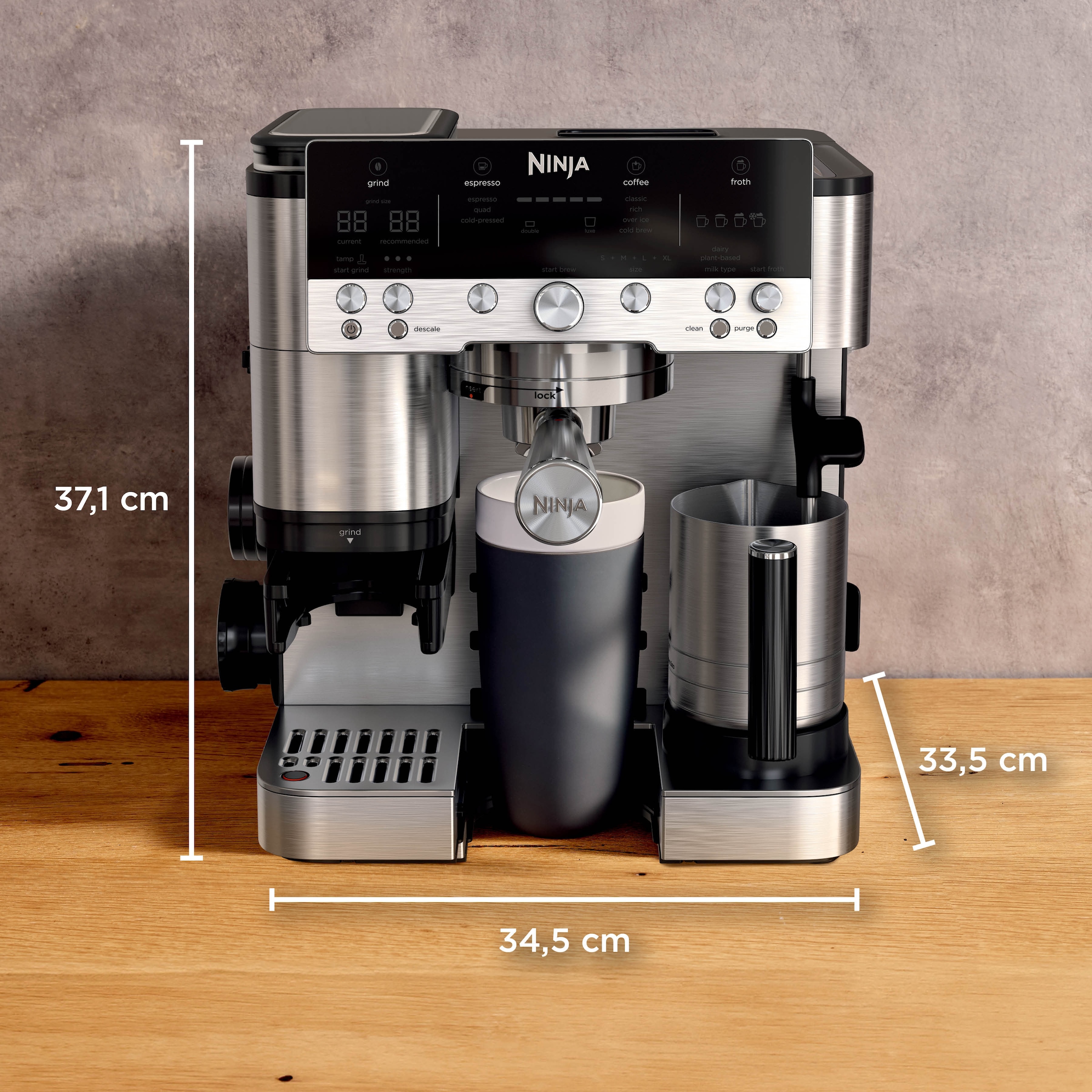 NINJA Espressomaschine »ES655EU  Luxe Café Premier Plus-Serie« Drei Maschinen in einer: Espresso-, Filterkaffee- und Cold Brew
