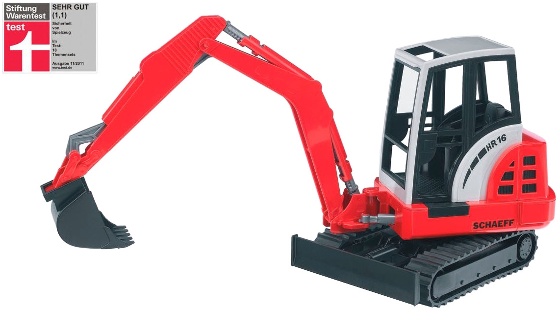 Bruder® Spielzeug-Bagger »Schaeff HR16 Minibagger 38 cm (02432)« Made in Europe