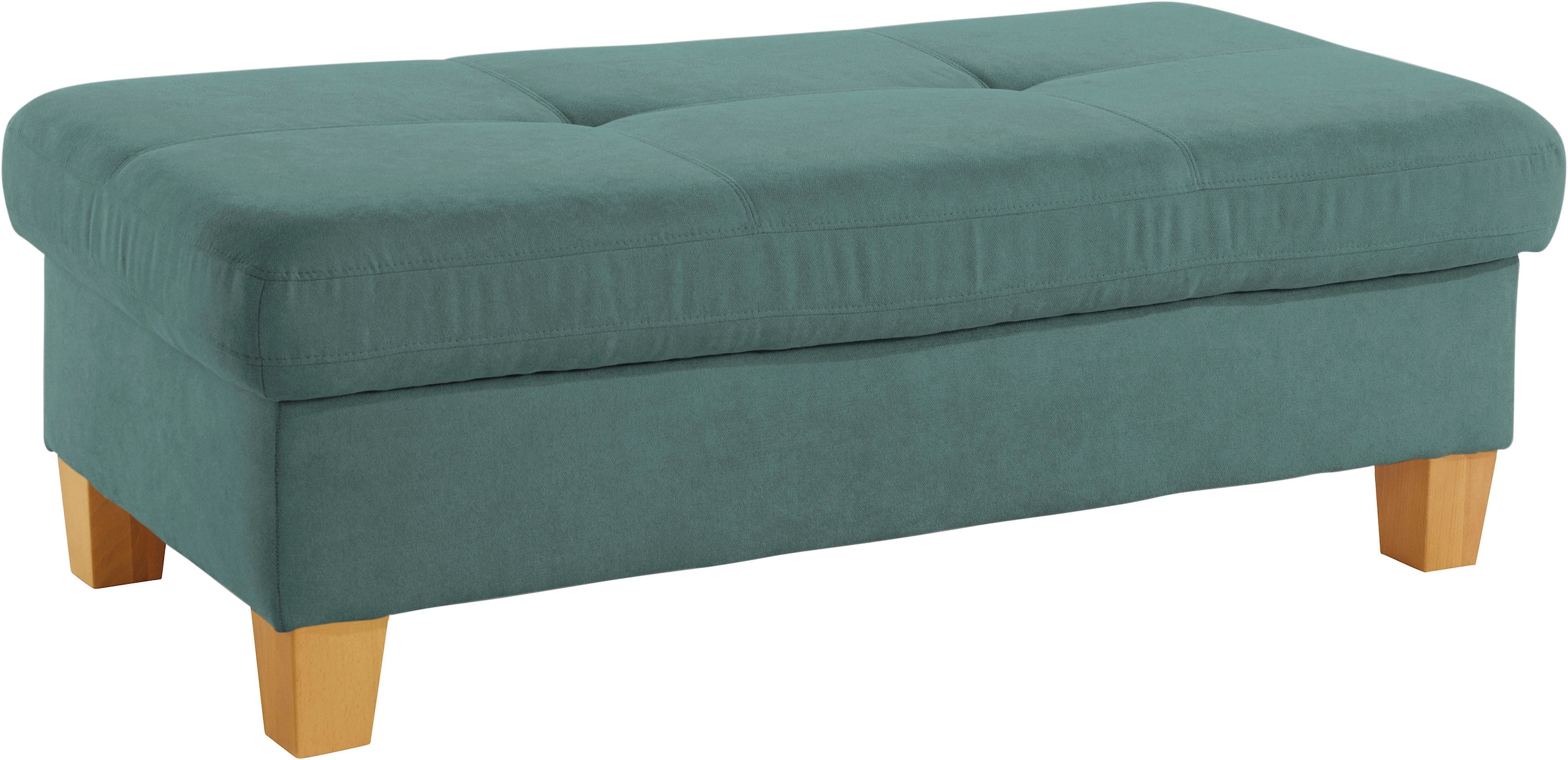 exxpo - sofa fashion Hocker »Enya Bankhocker mit Staufach unter der Sitzfläche«, schöne Detailverarbeitung