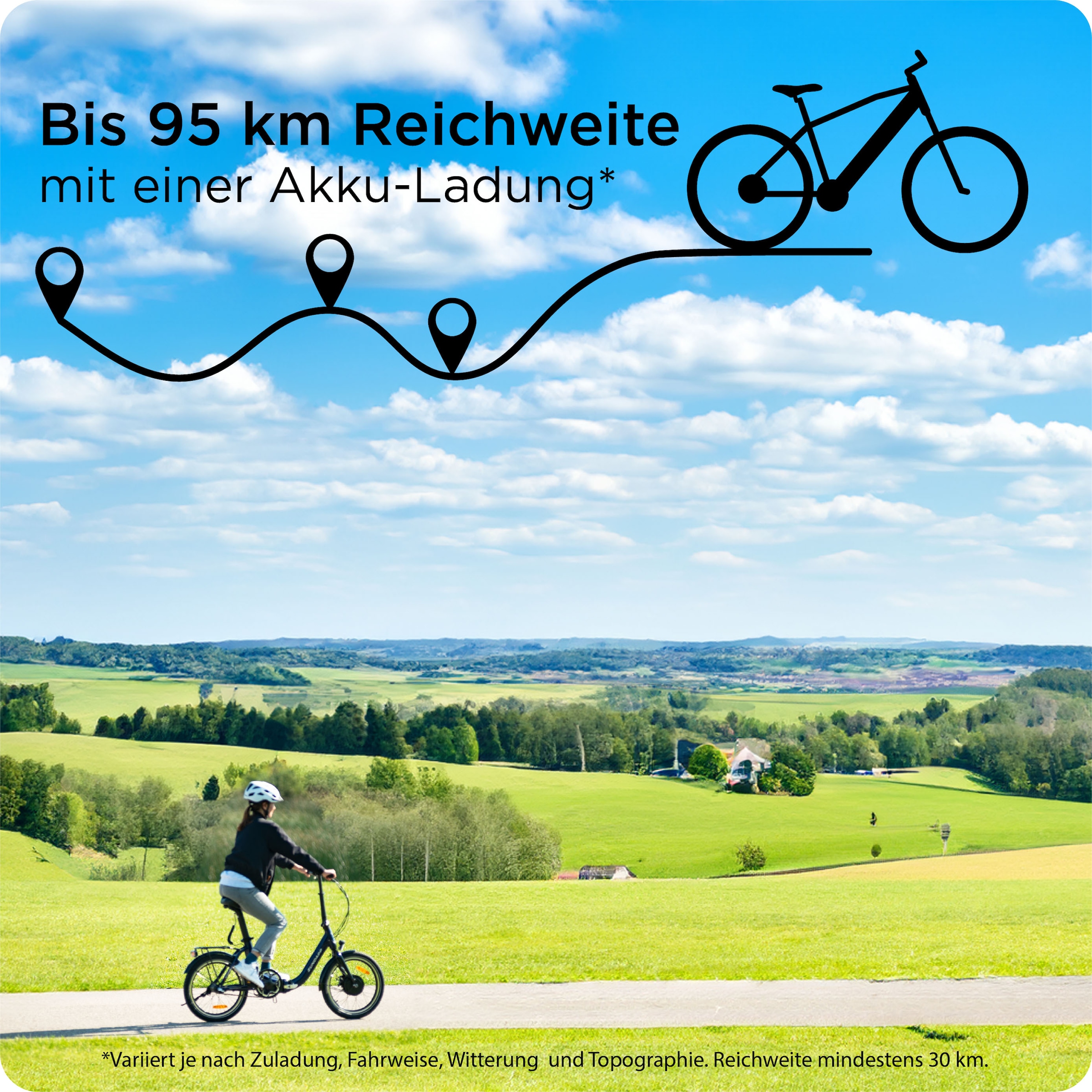 Zündapp E-Bike »X100«, 9 Gang, Shimano, Sora, Mittelmotor 250 W, Pedelec, Elektrofahrrad für Damen u. Herren