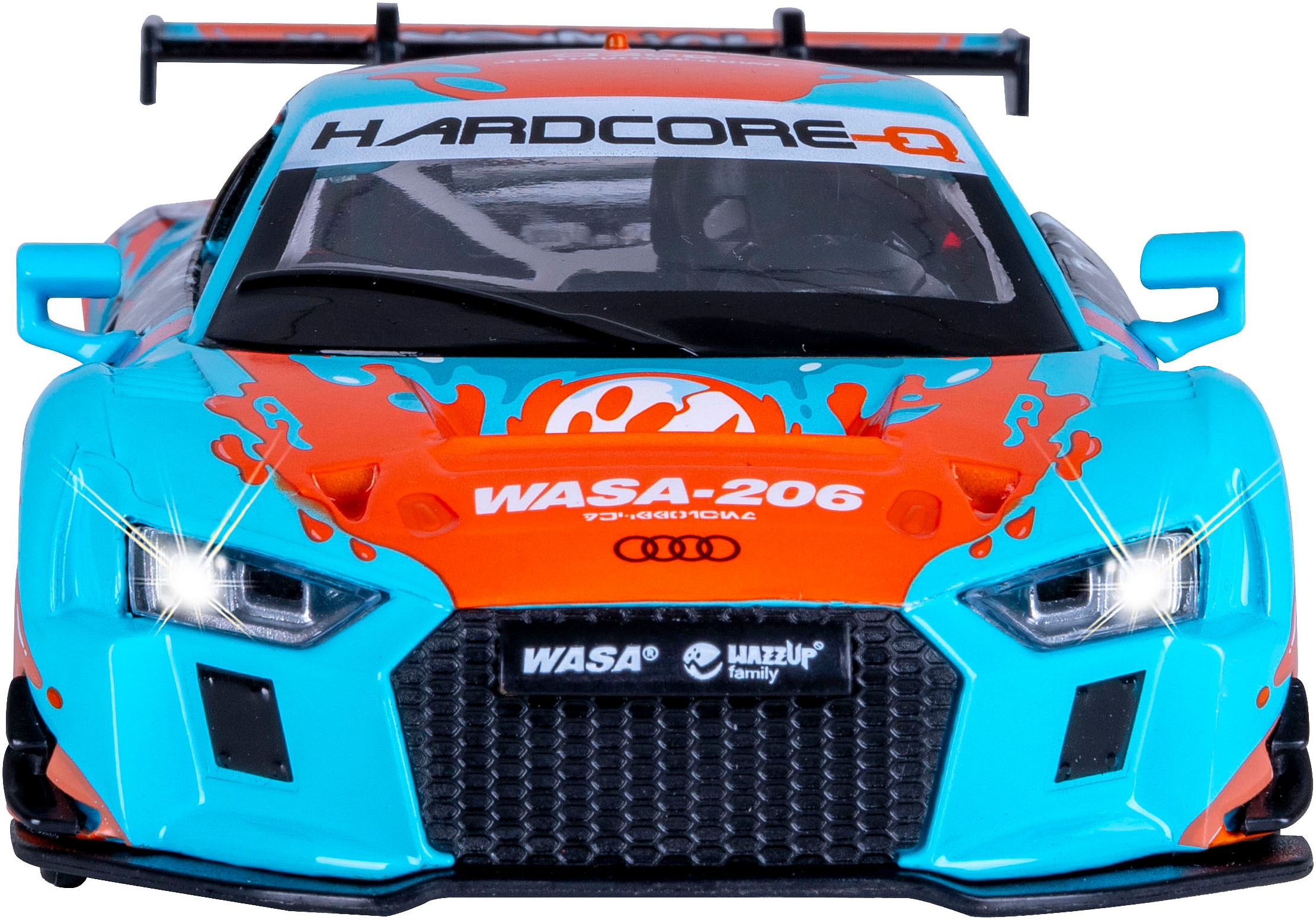 Jamara Spielzeug-Auto »Diecast, Audi R8 LMS blau inklusive Batterien« LED Licht; Maßstab 1:24